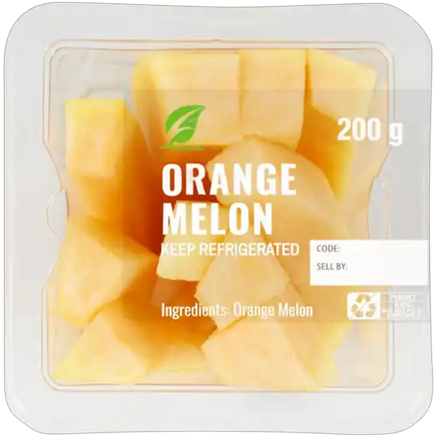 Image of Fresh Cut Orange Melon 200g
