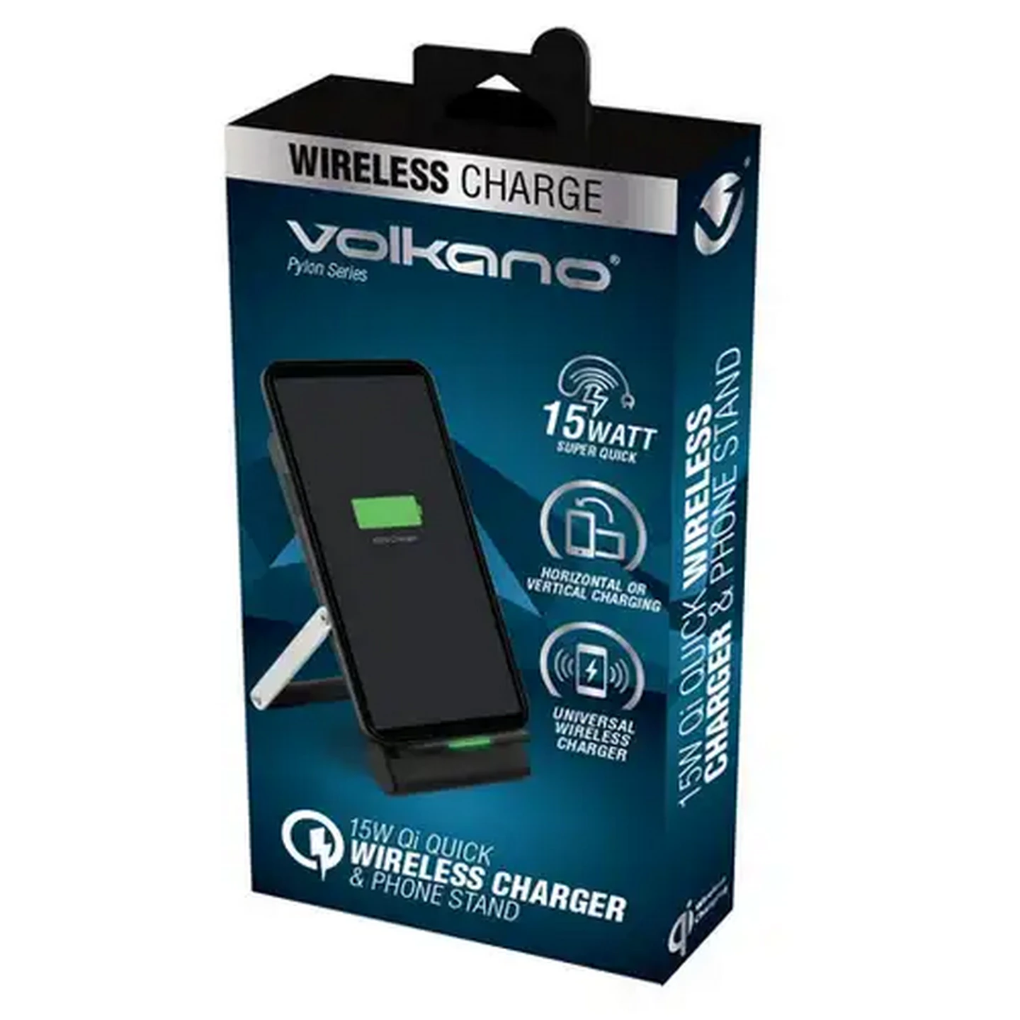 Image of Volkano Pylon Series Upright Fast Wireless Charger