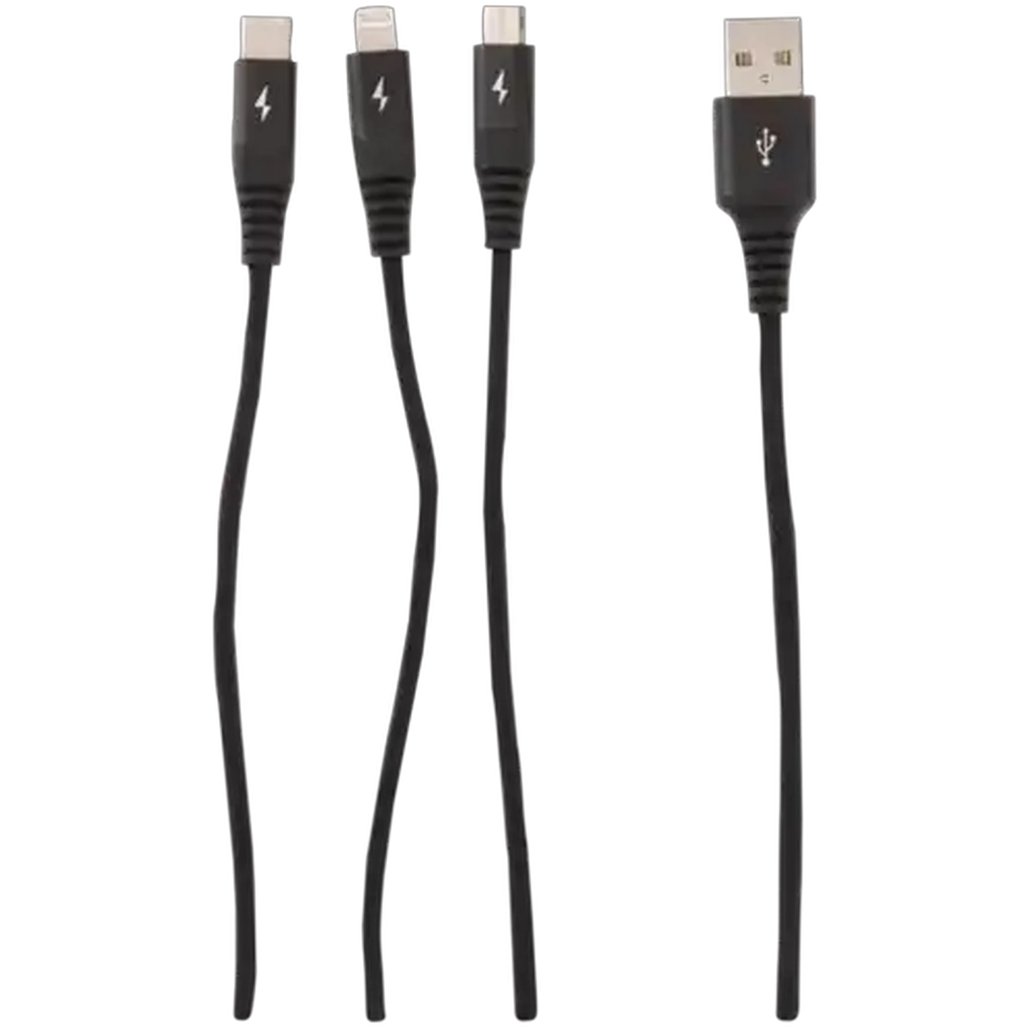 Image of Xceed Talk Black 3-In-1 USB Cable 1.2m