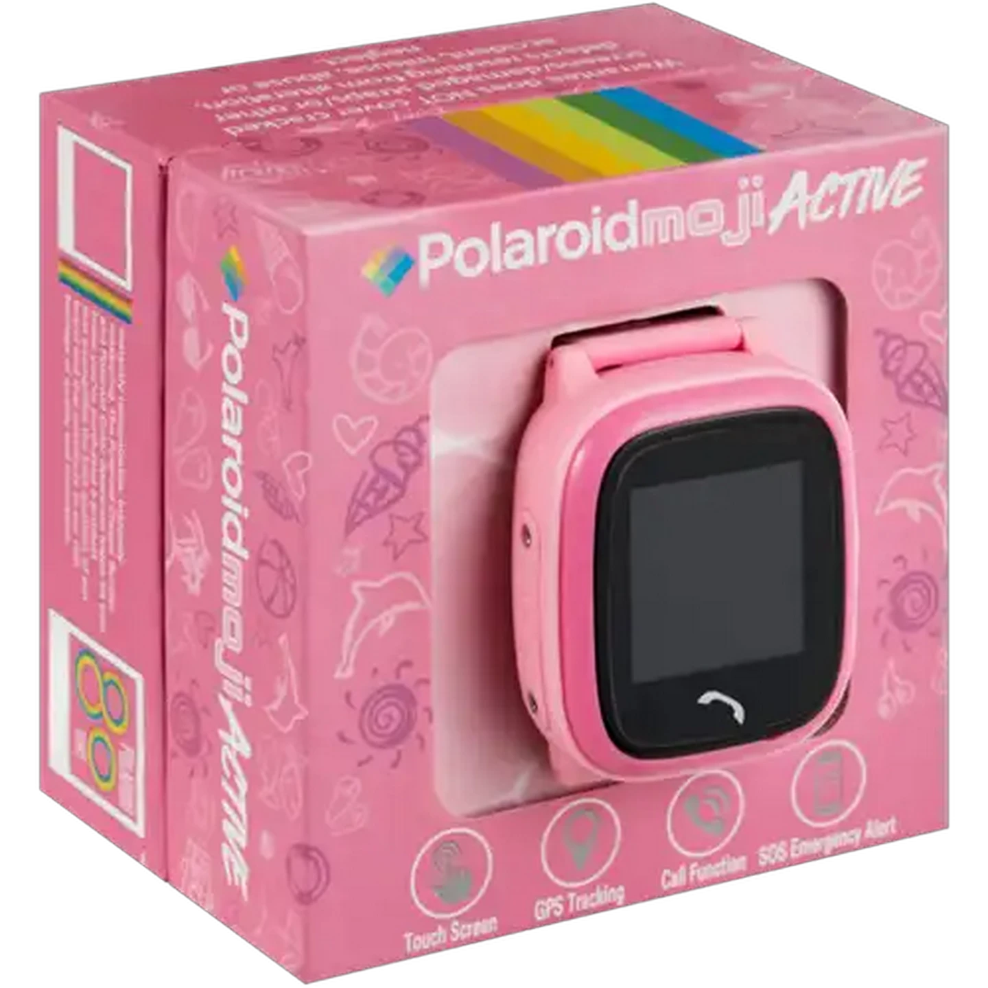 Image of Polaroid Moji Active Pink Waterproof Kids Tracking Watch