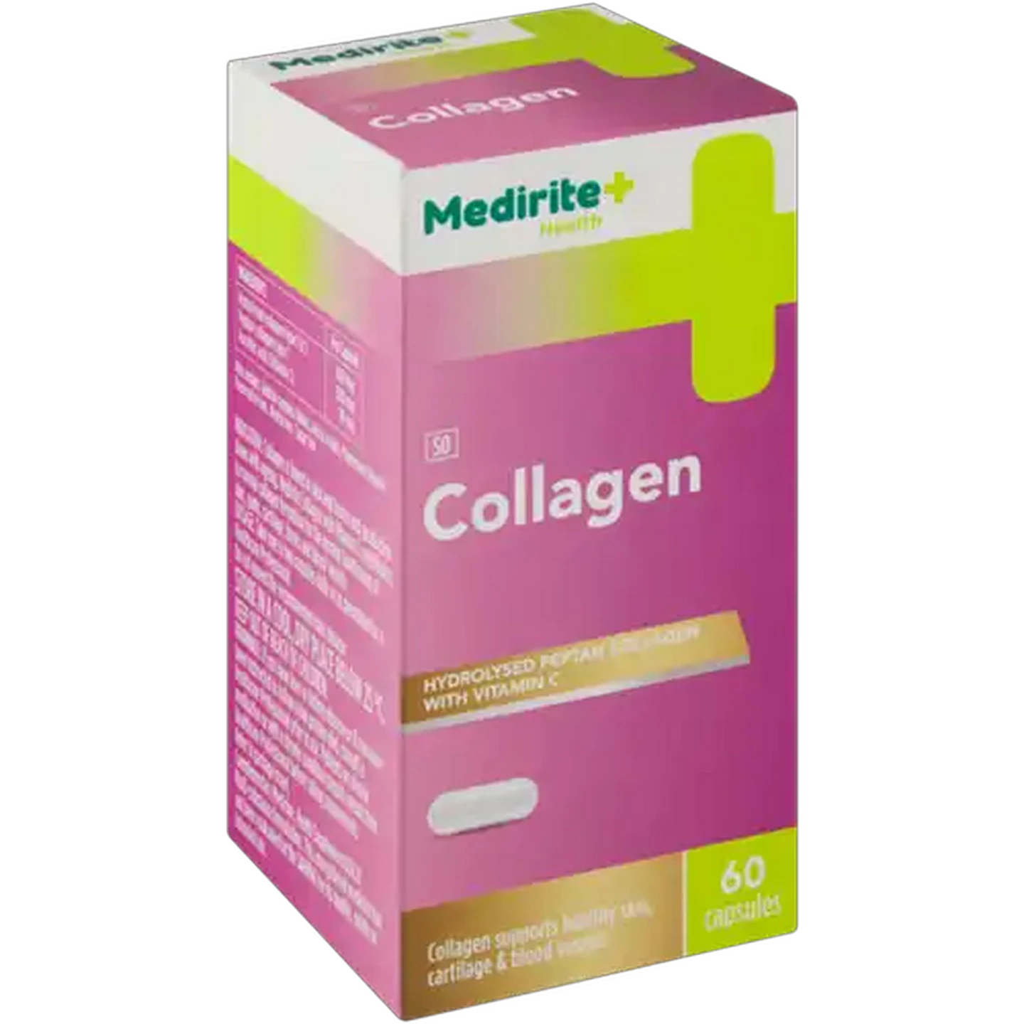 Image of Medirite Collagen With Vitamin C Capsules 60 Pack