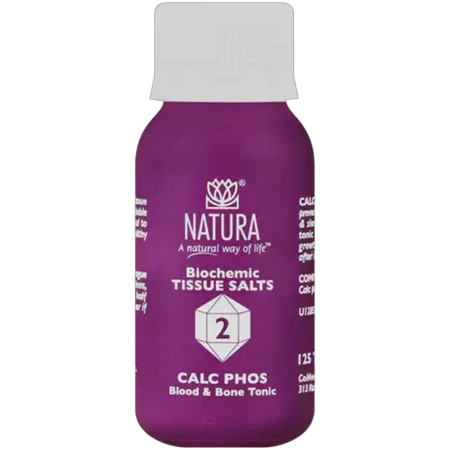 Image of Natura Calc Phos Biochemic Tissue Salts 125 Tablets