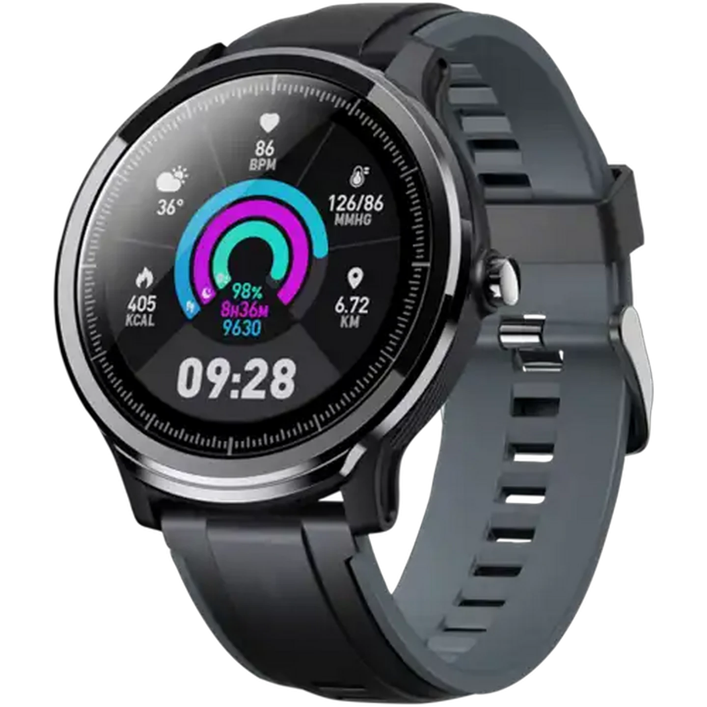 Image of Polaroid PA80 Black Full Touch Active Smart Watch