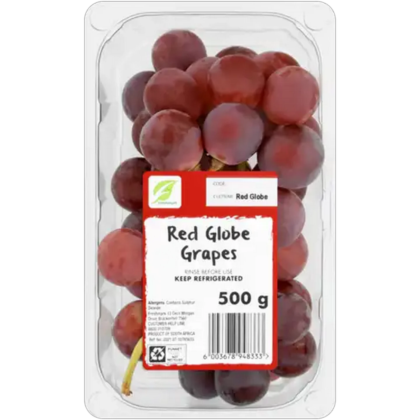 Image of Red Globe Grapes 500g