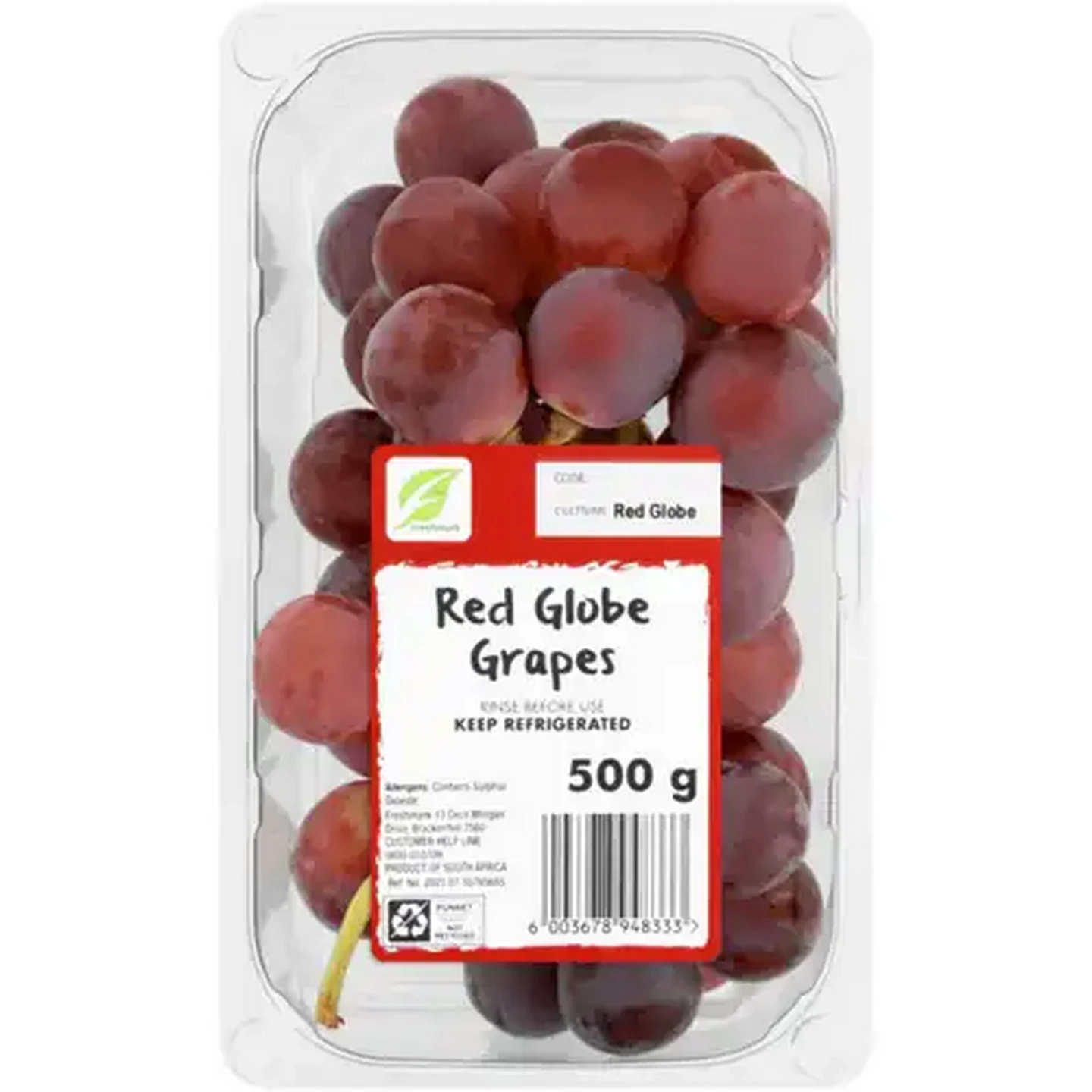 Image of Red Globe Grapes 500g