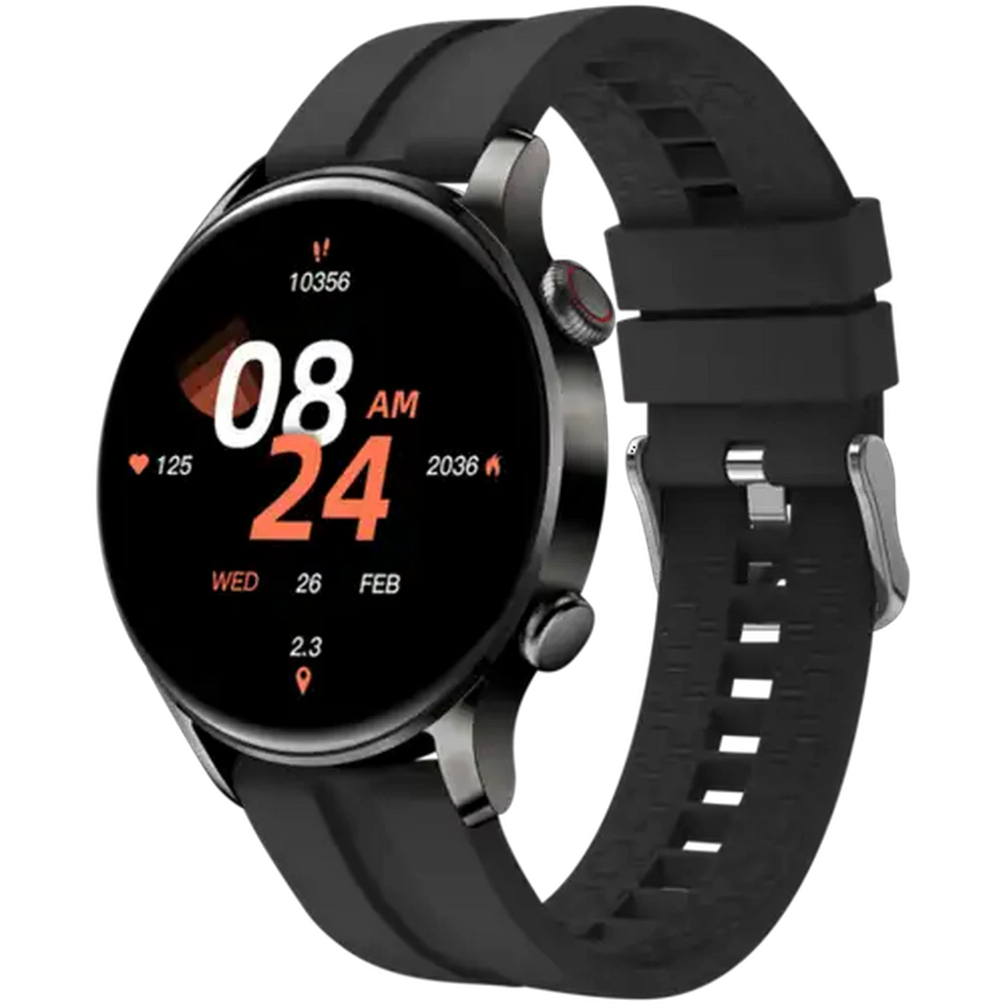 Image of Polaroid Polartec Gun Metal Fit Smart Watch