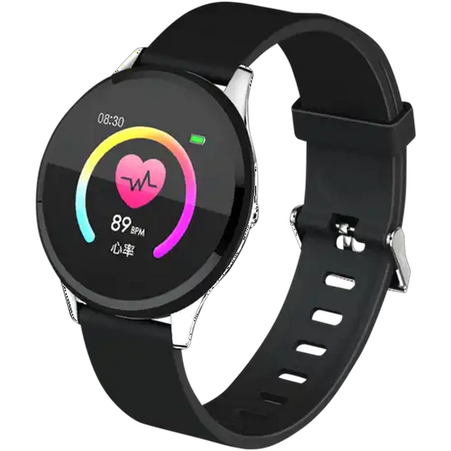 Image of Polaroid PA58 Silver Single Touch Fitness Watch
