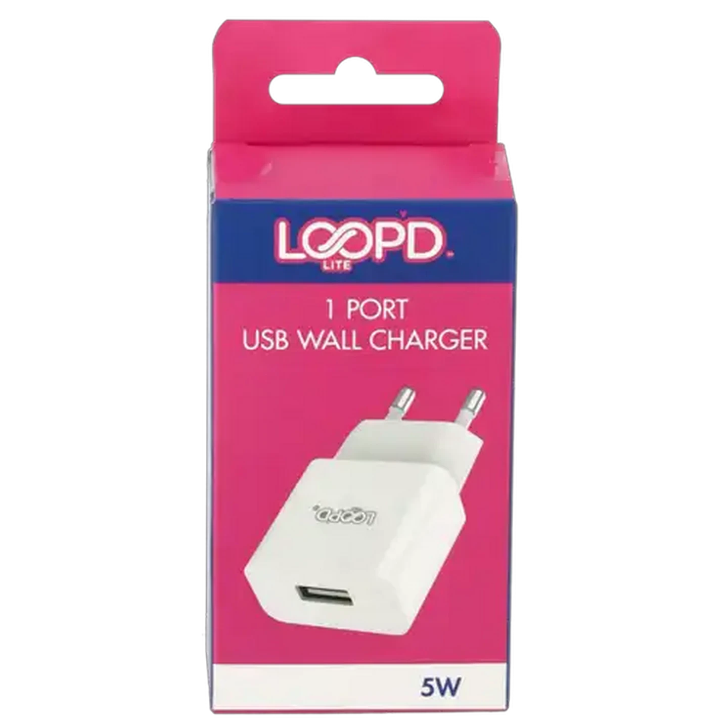 Image of LOOP'D Lite White USB Travel Charger
