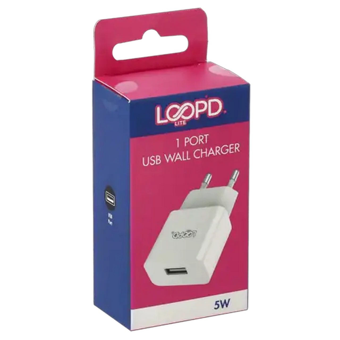 Image of LOOP'D Lite White USB Travel Charger