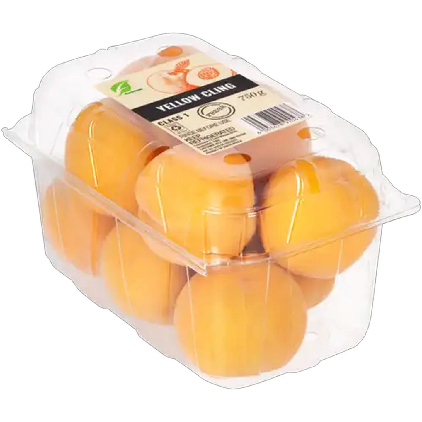 Image of Yellow Cling Peaches 750g