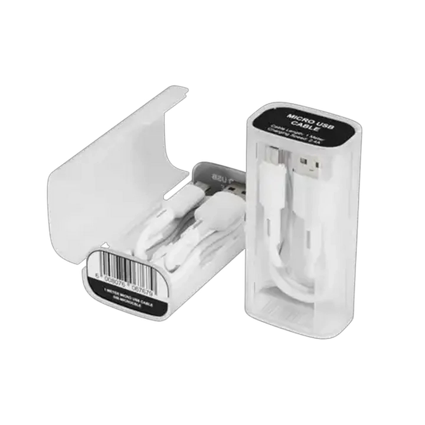 Image of LOOP'D Lite White Micro-USB Cable 1m