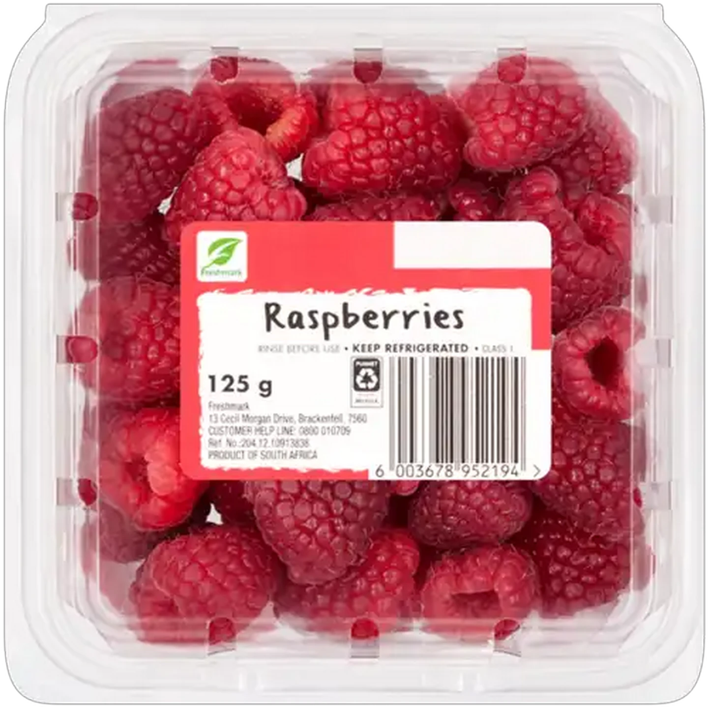 Image of Raspberries 125g