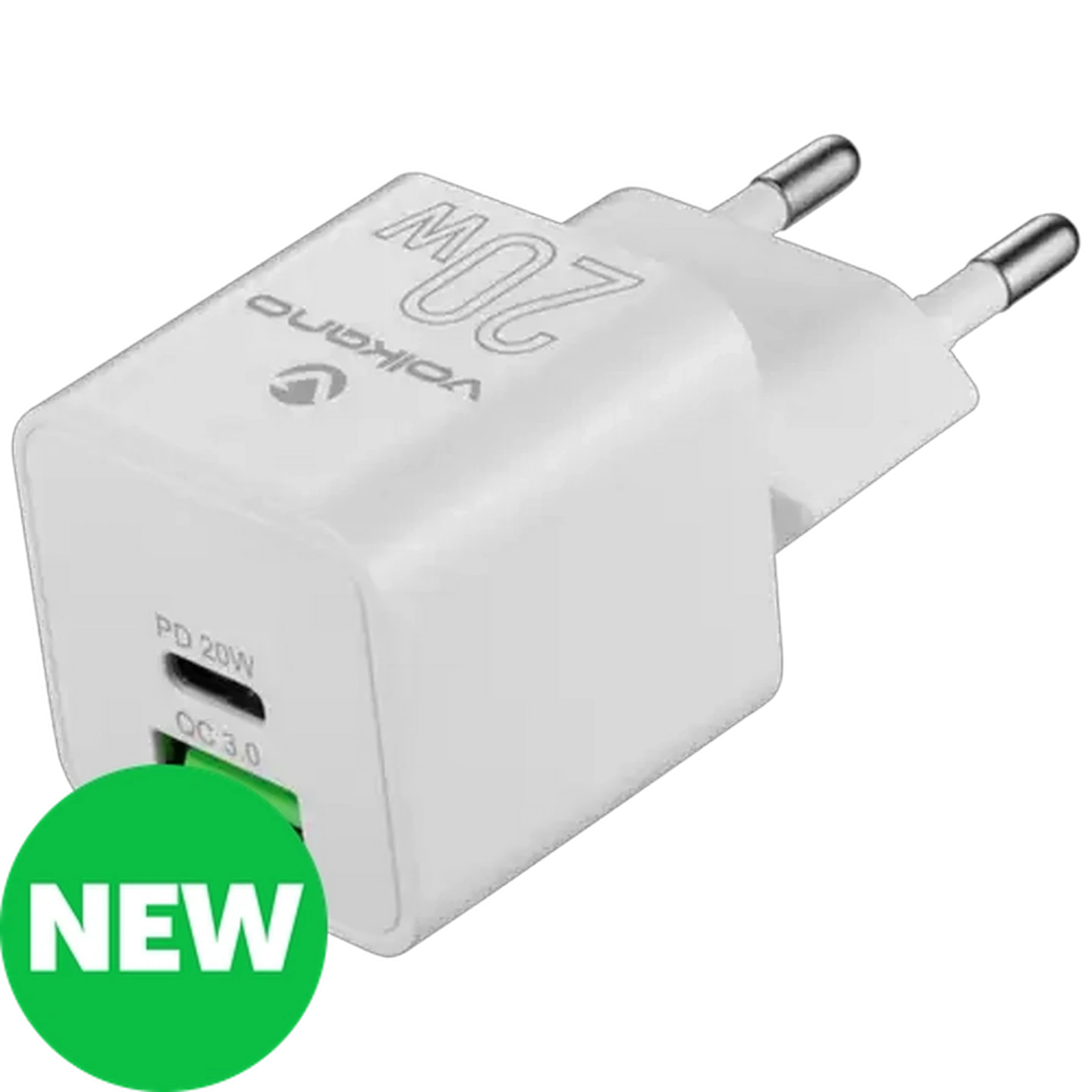 Image of Volkano Dyna Duo 20W PD + QC 3.0 Wall Charger