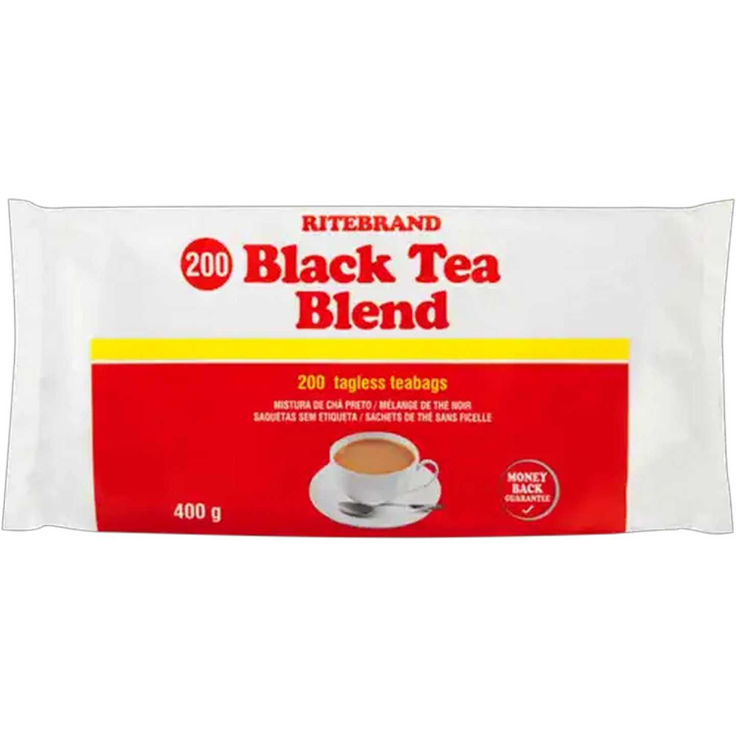 Image of Ritebrand Tagless Teabags 200 Pack
