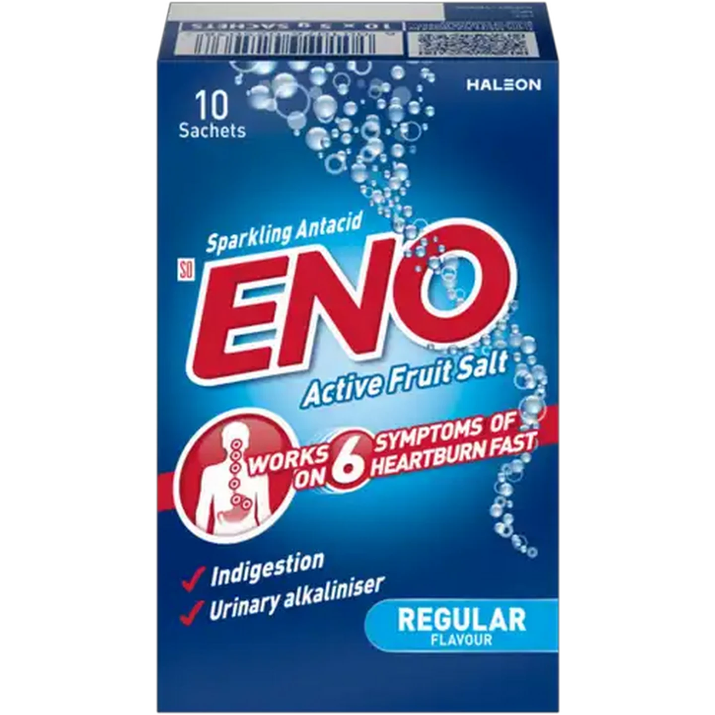 Image of ENO Regular Flavour Active Fruit Salt 10 x 5g