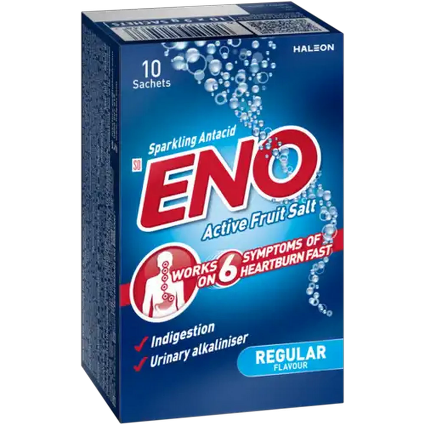 Image of ENO Regular Flavour Active Fruit Salt 10 x 5g