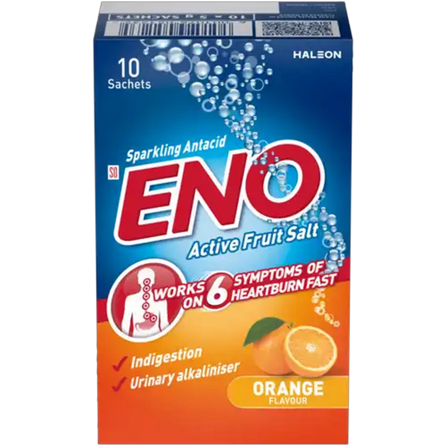 Image of ENO Orange Flavour Active Fruit Salt 10 x 5g