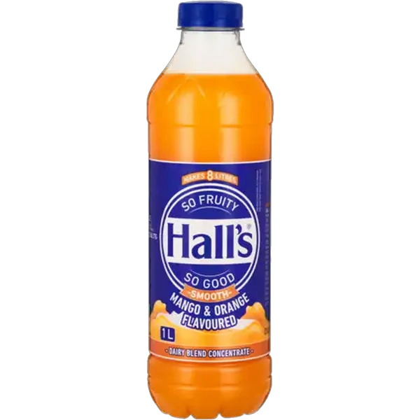 Hall's Mango & Orange Flavoured Dairy Blend Concentrate 1L