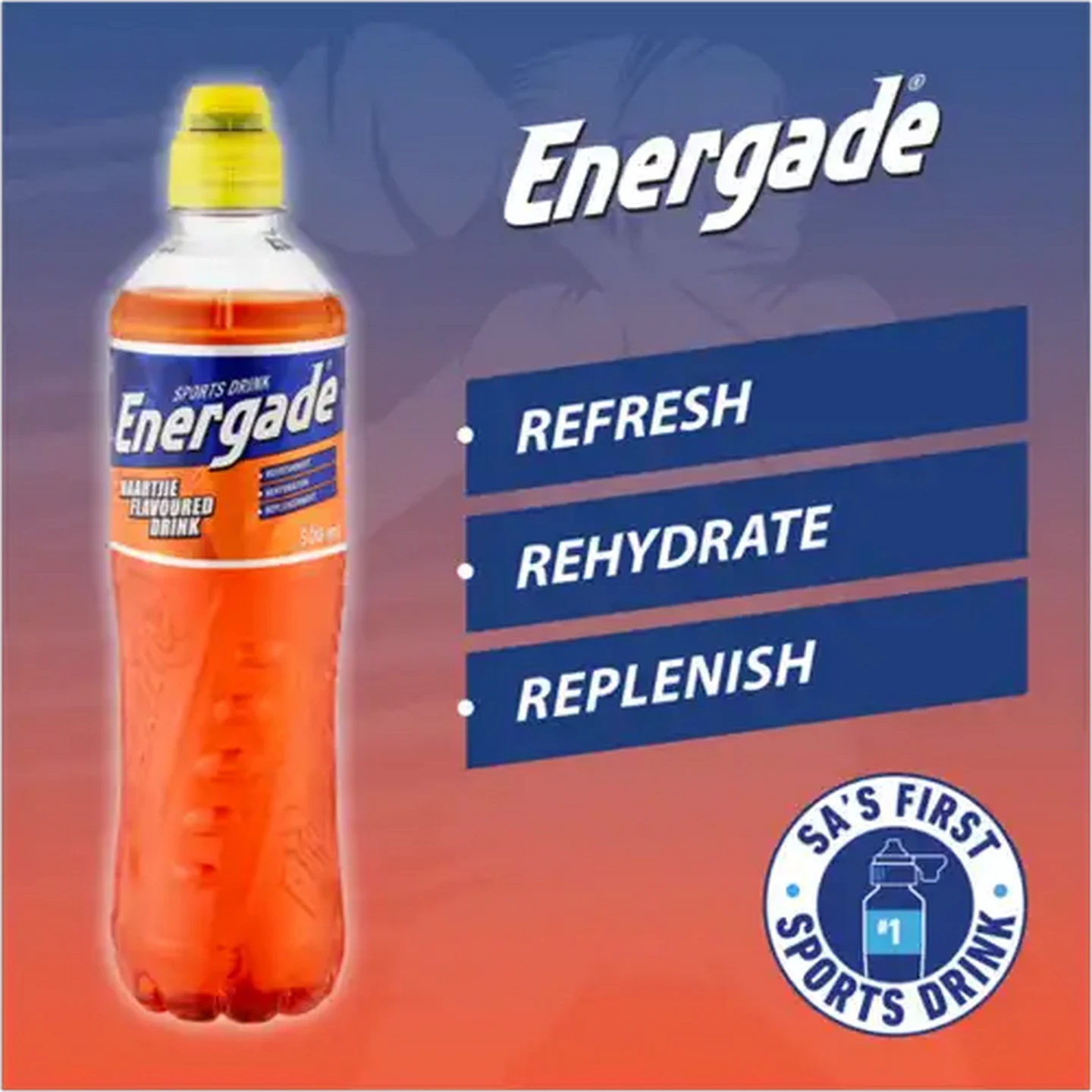 Image of Energade Naartjie Flavoured Sports Drink 500ml