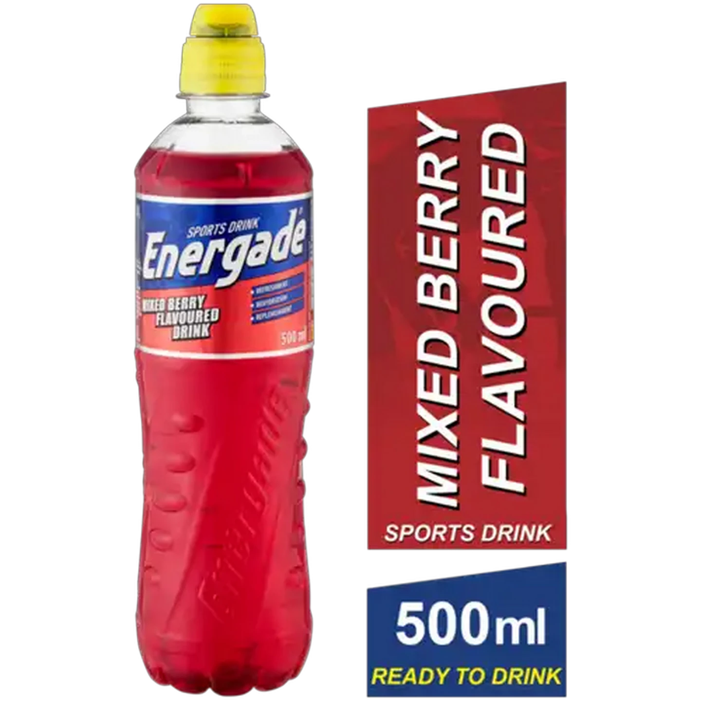Image of Energade Mixed Berry Flavoured Sports Drink 500ml