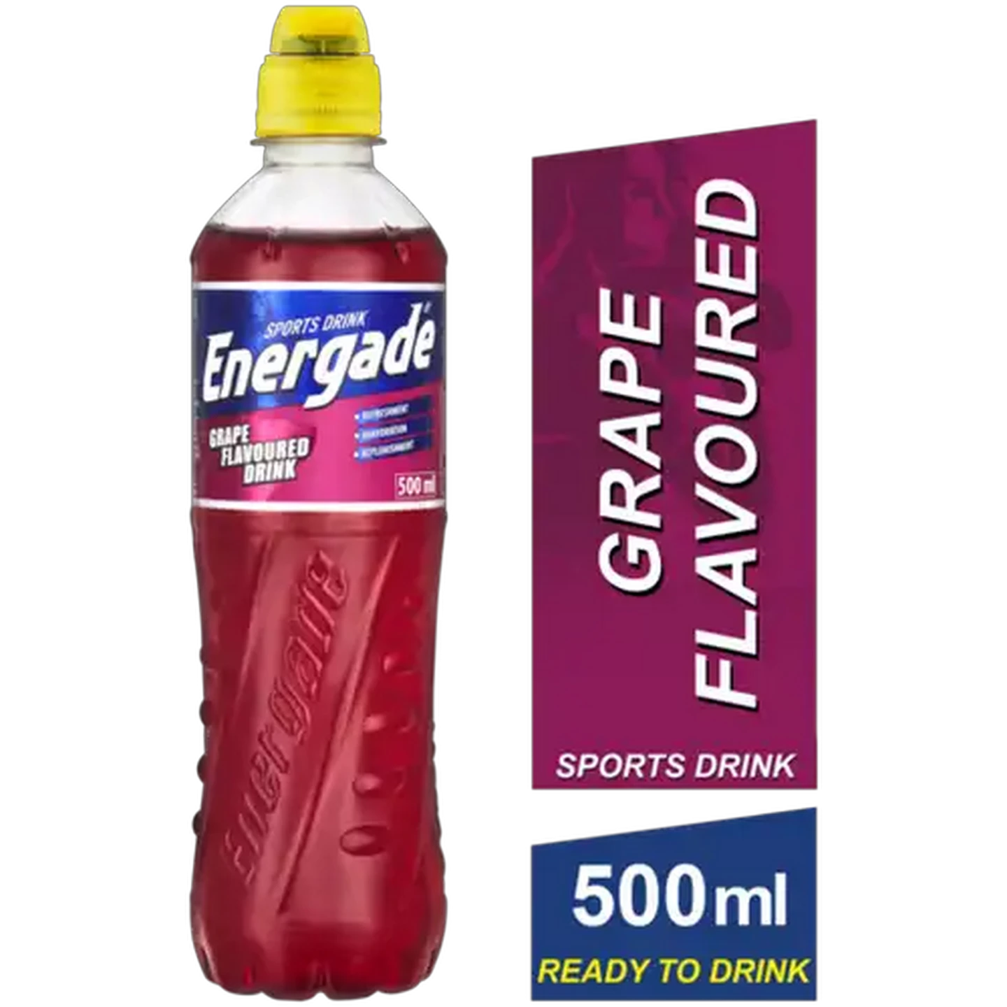 Image of Energade Grape Flavoured Sports Drink 500ml