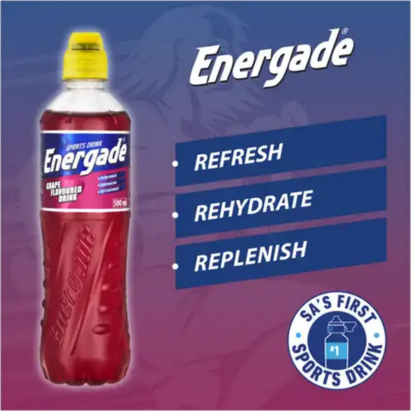 Image of Energade Grape Flavoured Sports Drink 500ml