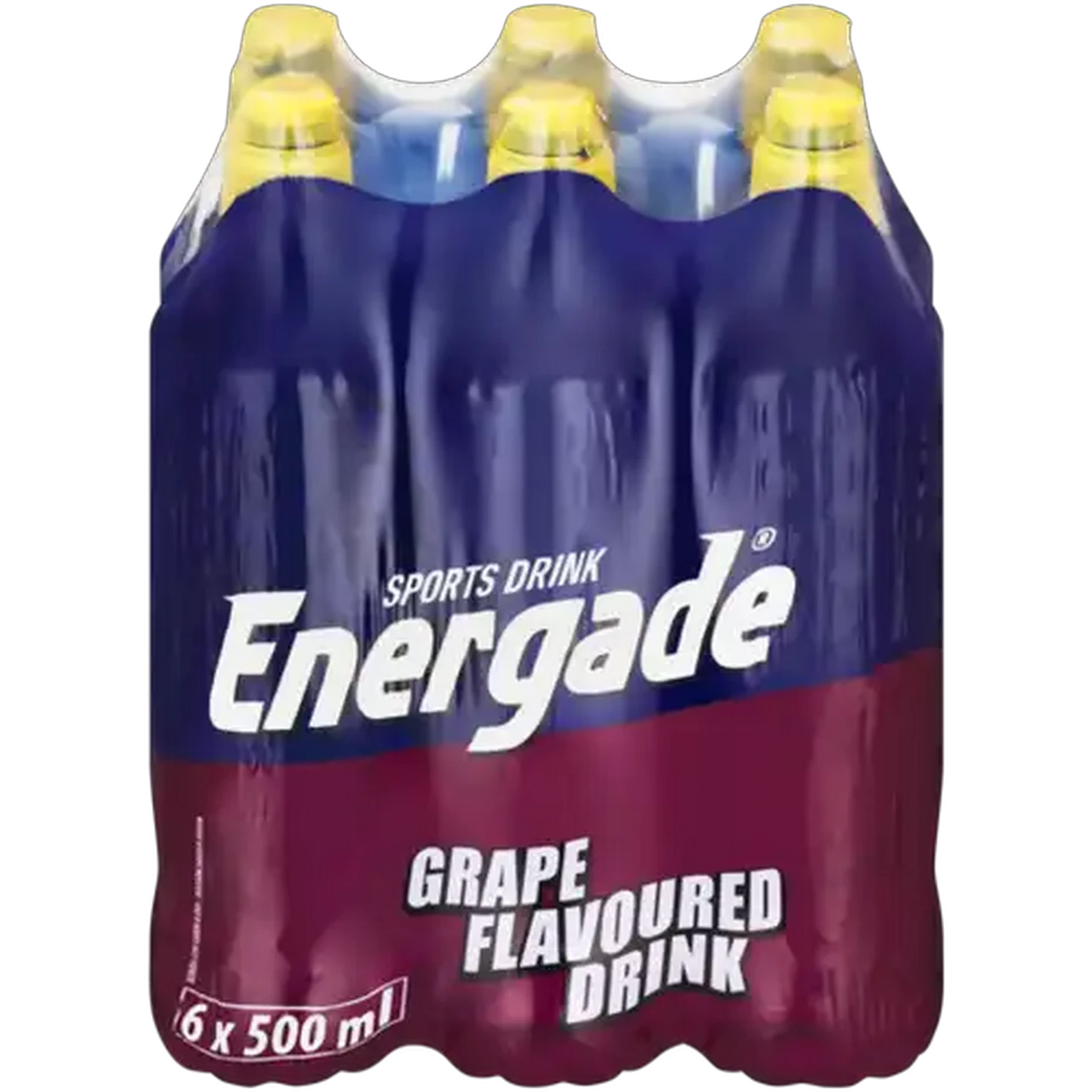 Image of Energade Grape Flavoured Sports Drink 6 x 500ml