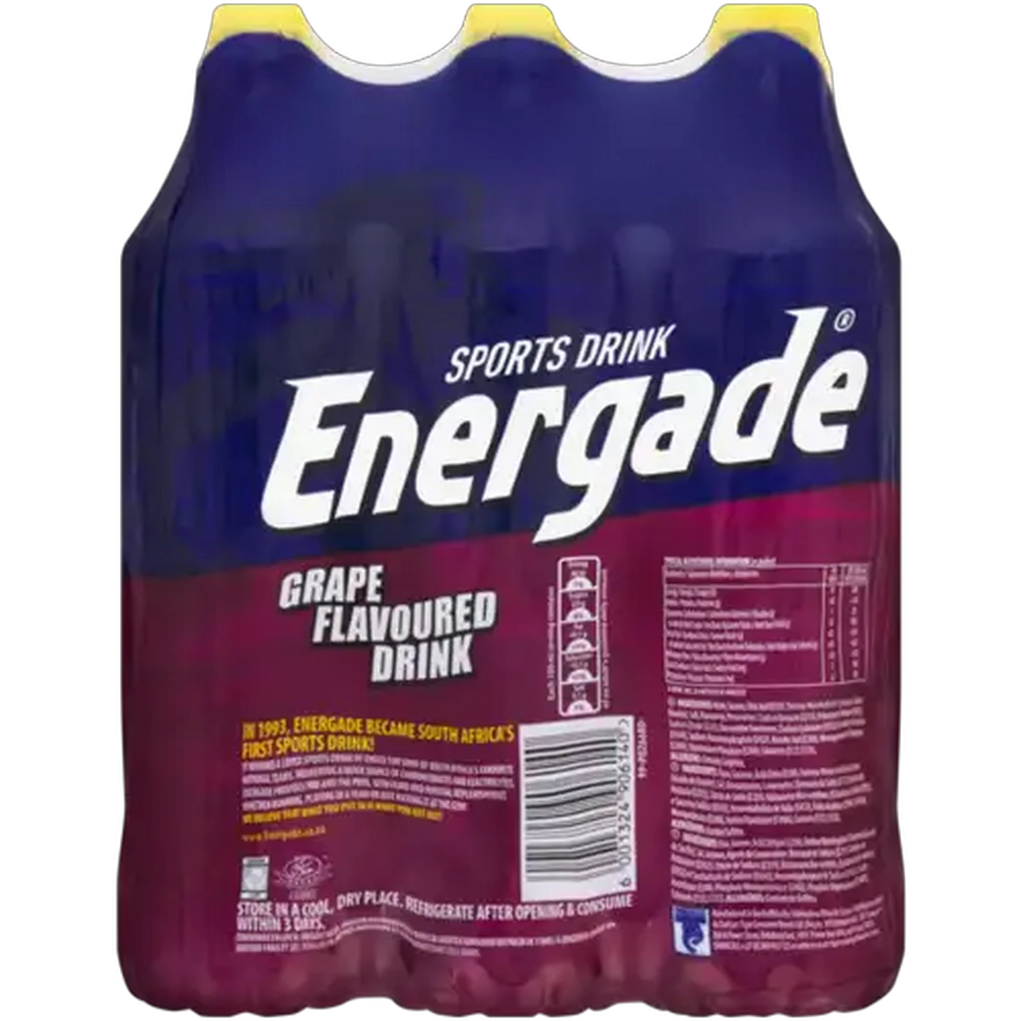 Image of Energade Grape Flavoured Sports Drink 6 x 500ml