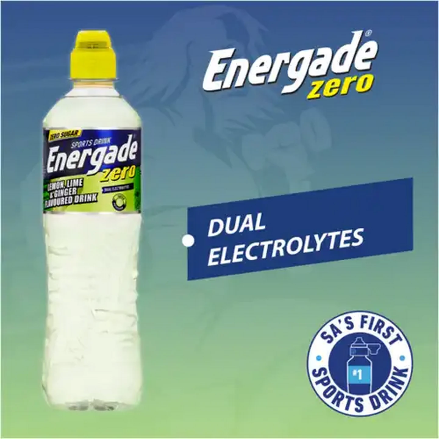 Image of Energade Zero Lemon, Lime & Ginger Flavoured Sports Drink 6 x 500ml