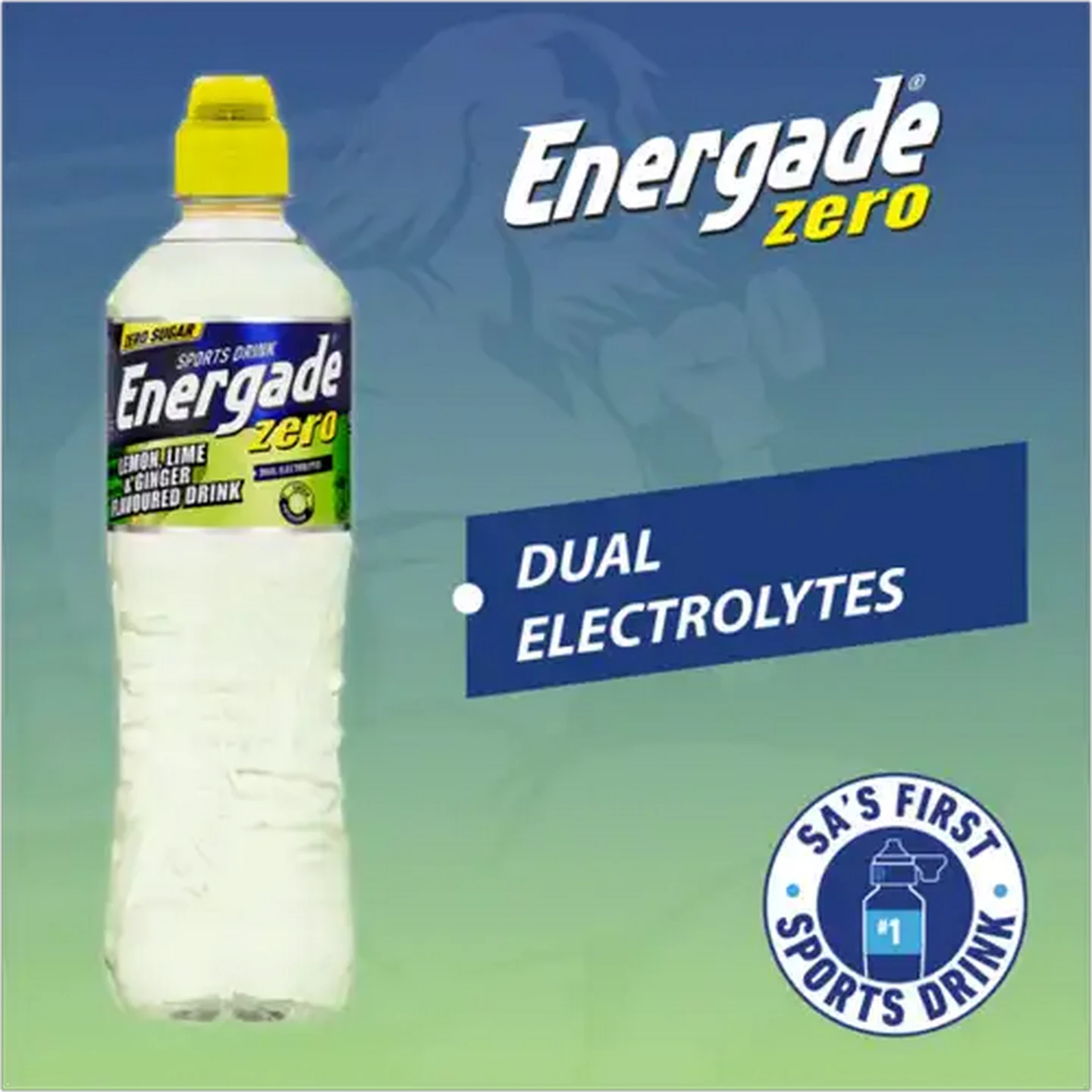 Image of Energade Zero Lemon, Lime & Ginger Flavoured Sports Drink 500ml
