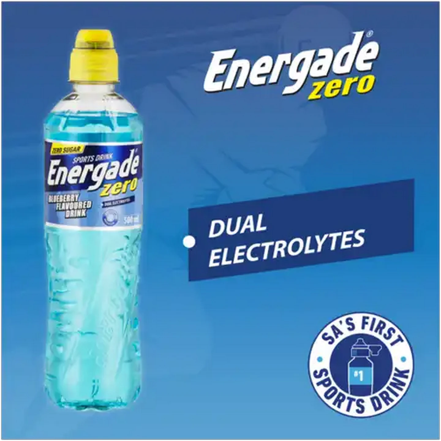 Image of Energade Zero Blueberry Flavoured Sports Drink 500ml