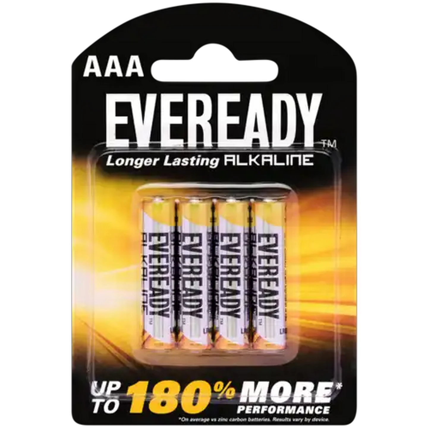 Image of Eveready AAA Alkaline Batteries 4-Pack