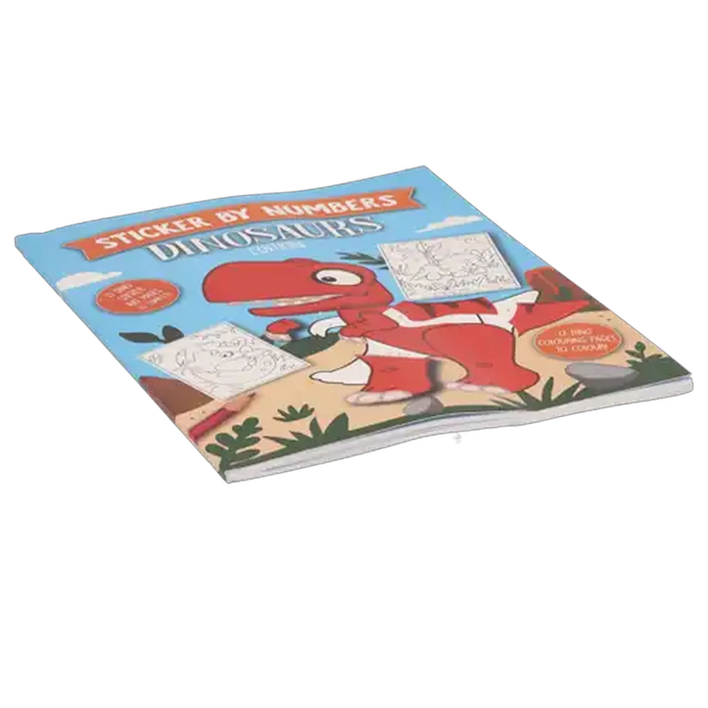 Image of Sticker By Numbers: Dinosaur Edition 44-Pages