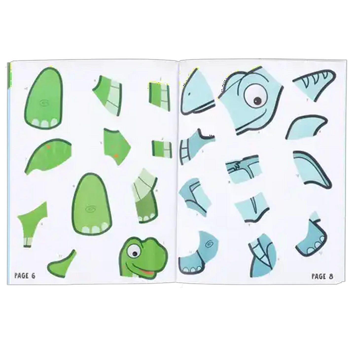 Image of Sticker By Numbers: Dinosaur Edition 44-Pages