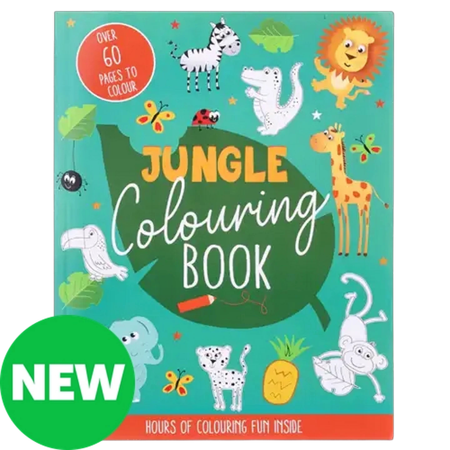 Image of Jungle Colouring Book 60-Pages