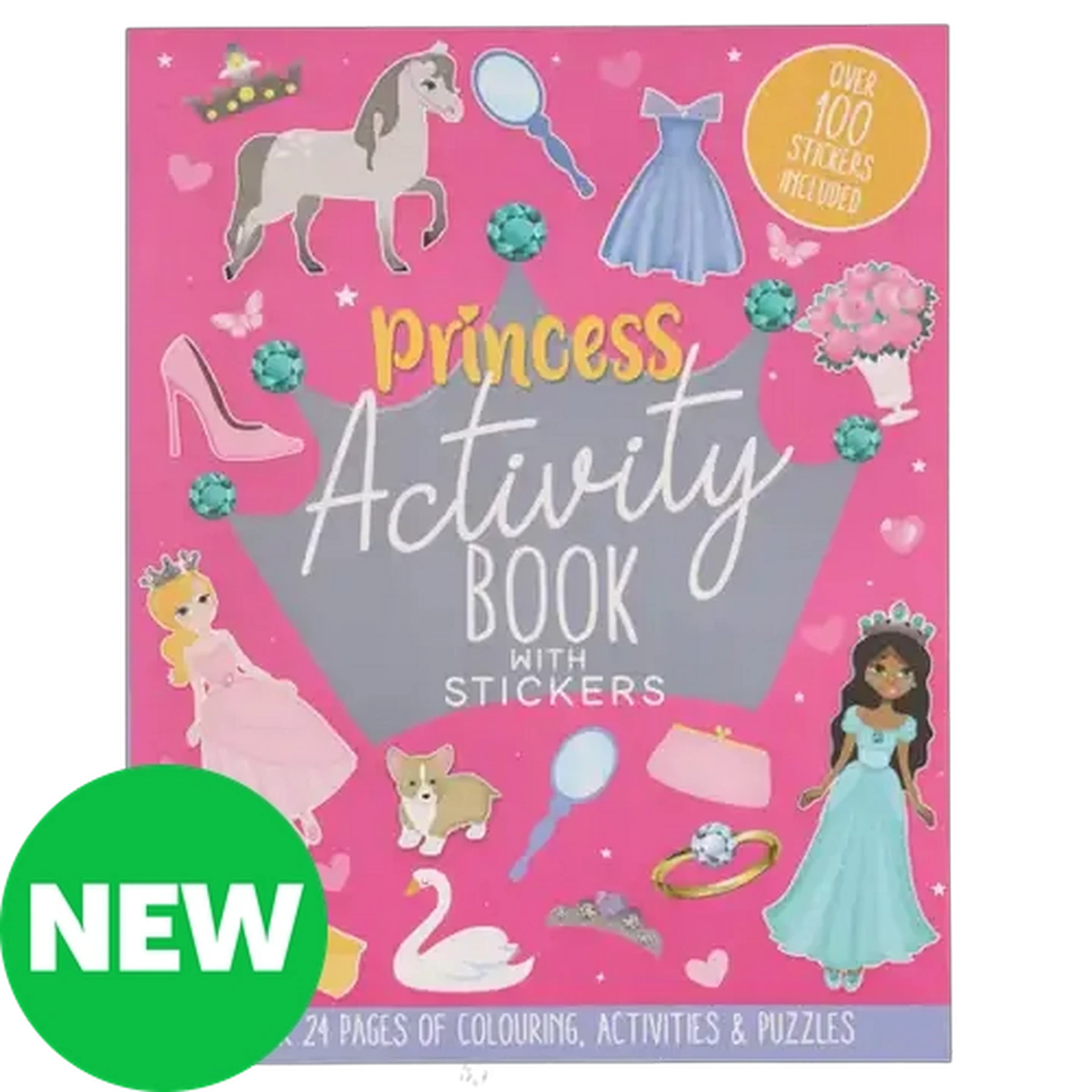 Image of Princess Activity Book with Stickers 24-Pages