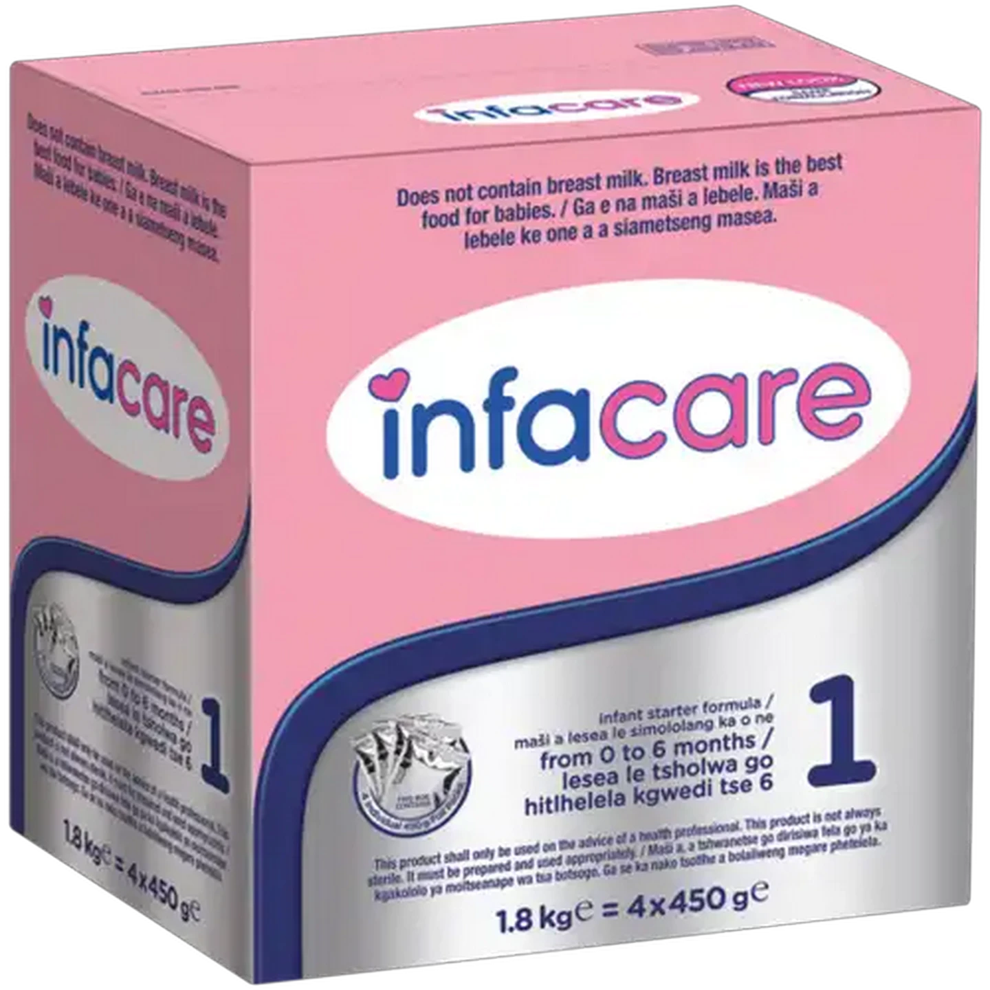 Image of Infacare Stage 1 Infant Starter Formula 4 x 450g