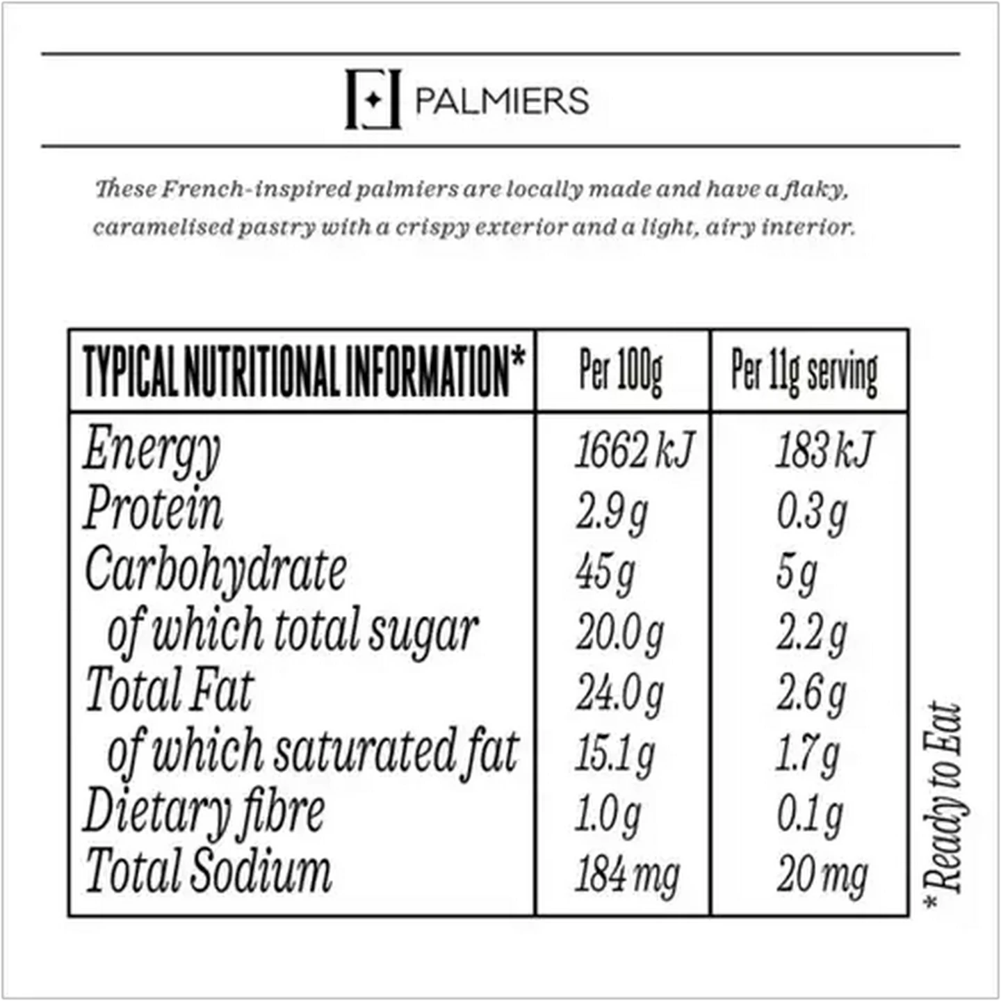 Image of Forage And Feast Palmiers 130g