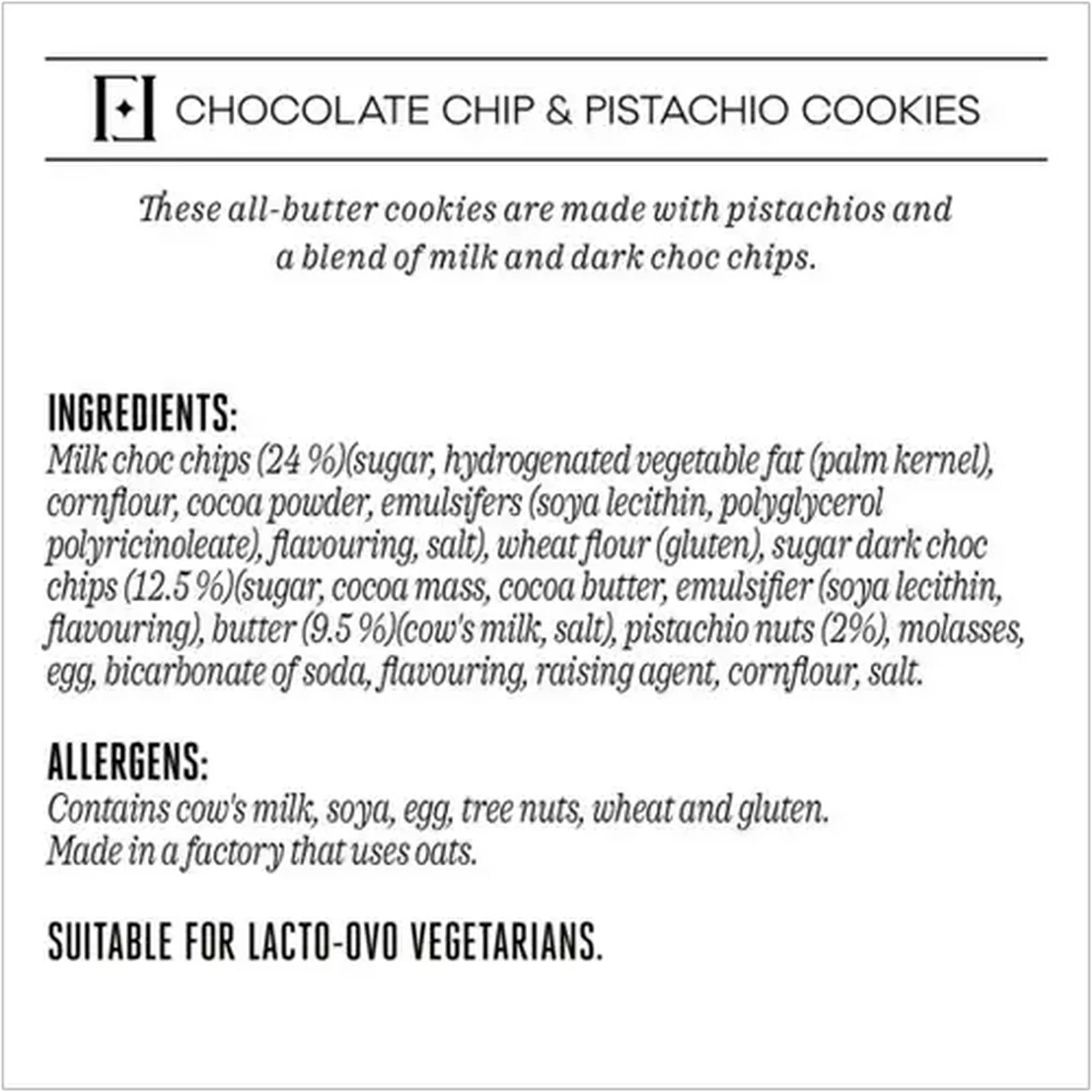 Image of Forage And Feast Chocolate Chip & Pistachio Cookies 160g