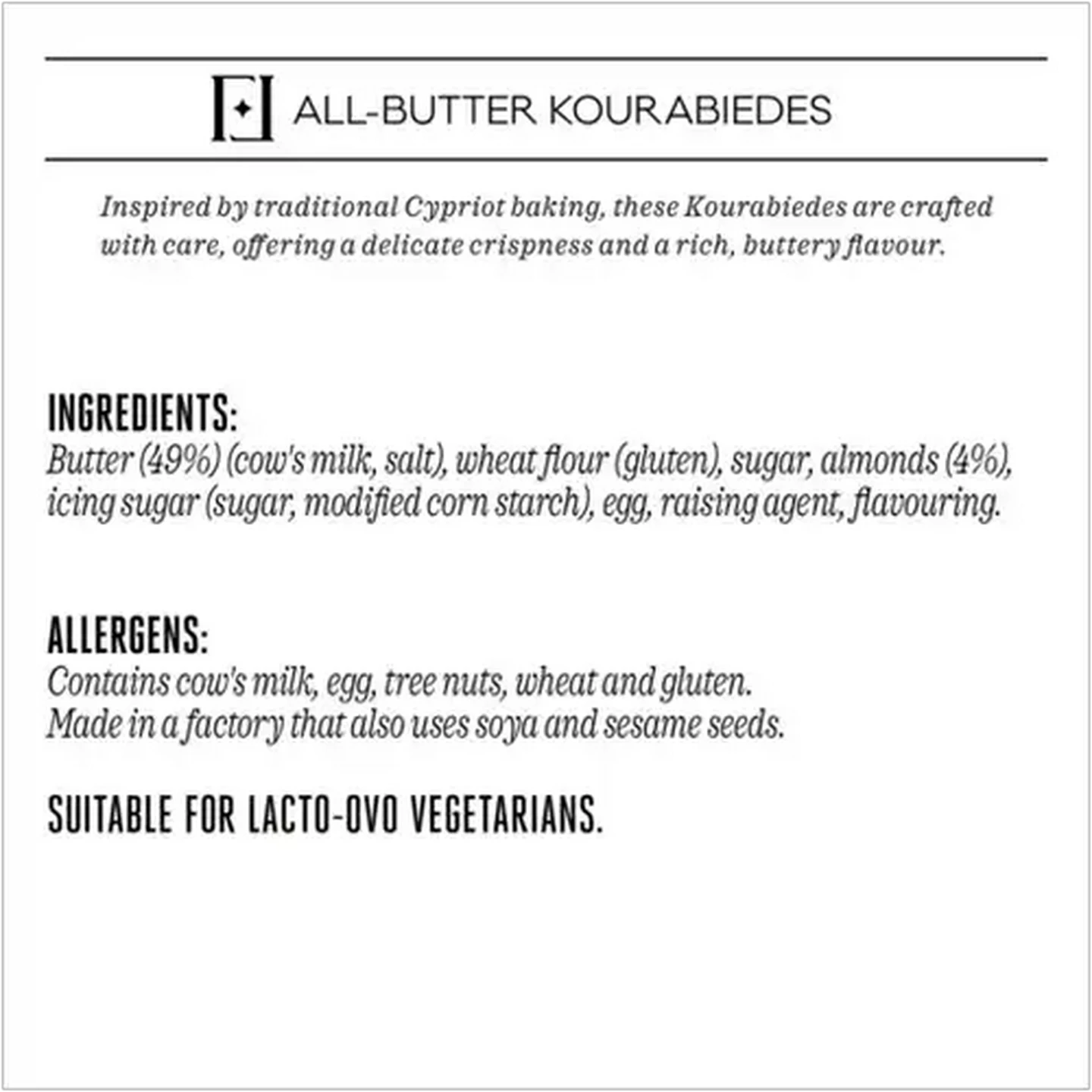 Image of Forage And Feast All-Butter Kourabiedes 210g