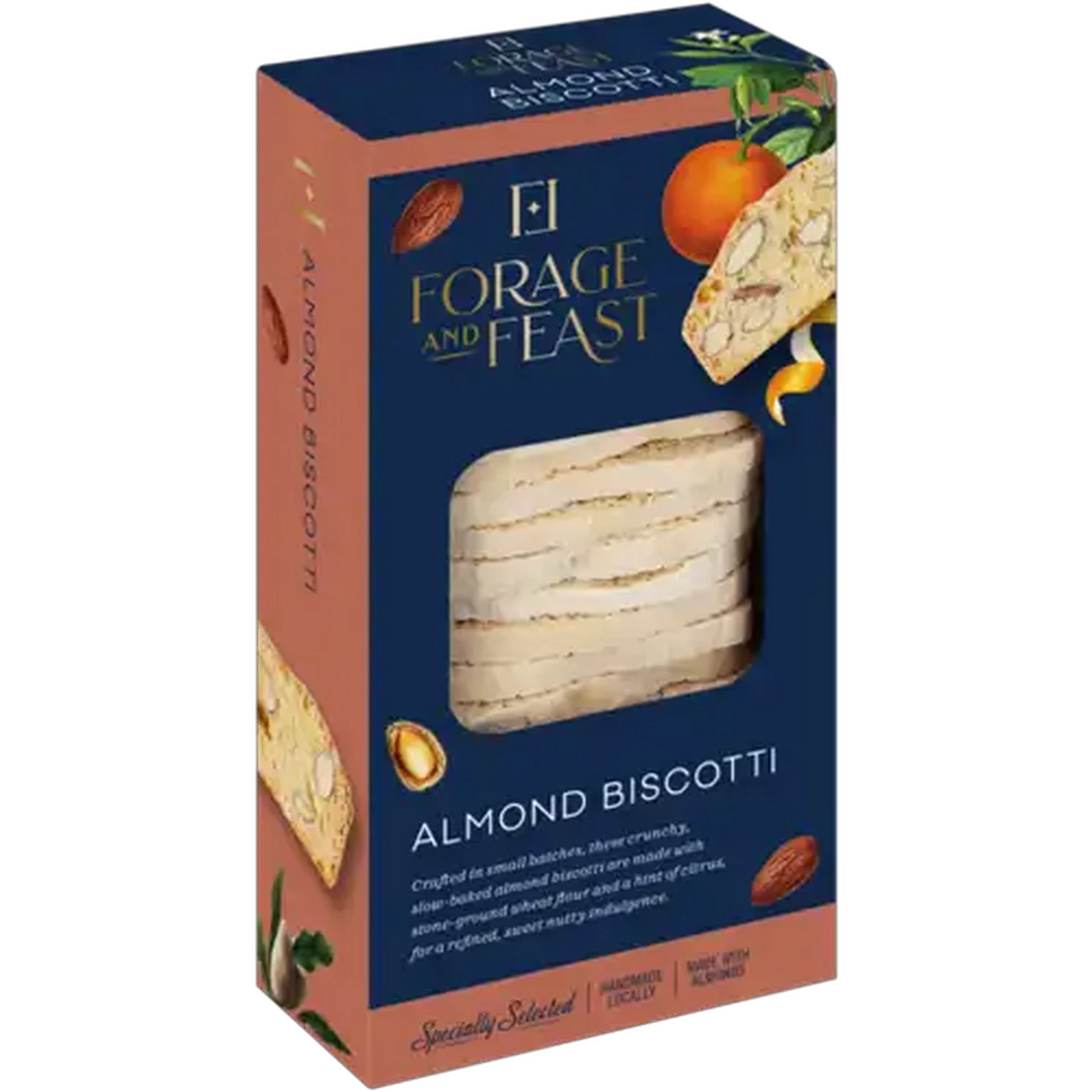 Image of Forage And Feast Almond Biscotti 190g