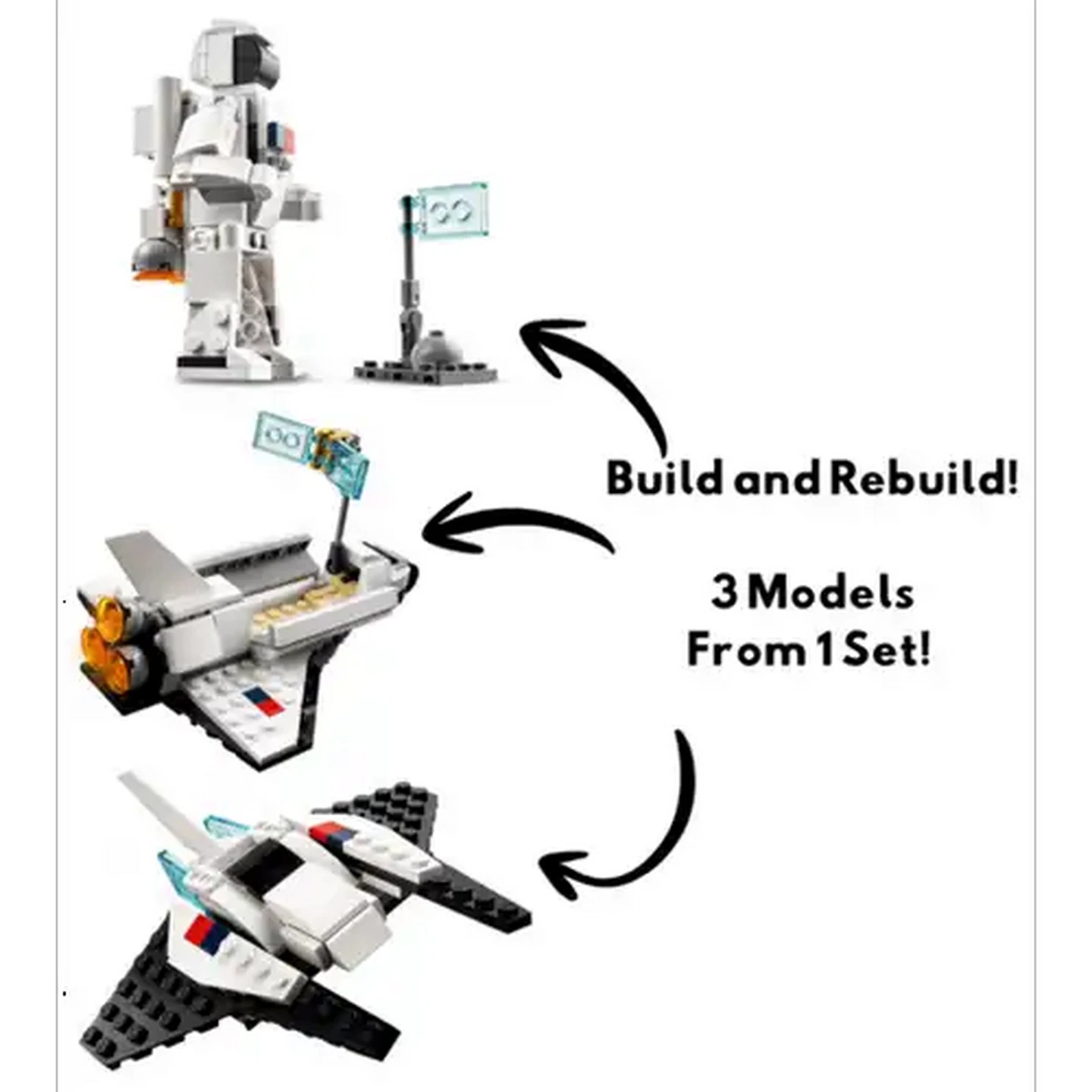 Image of LEGO® Creator 3-in-1 Space Shuttle (31134)