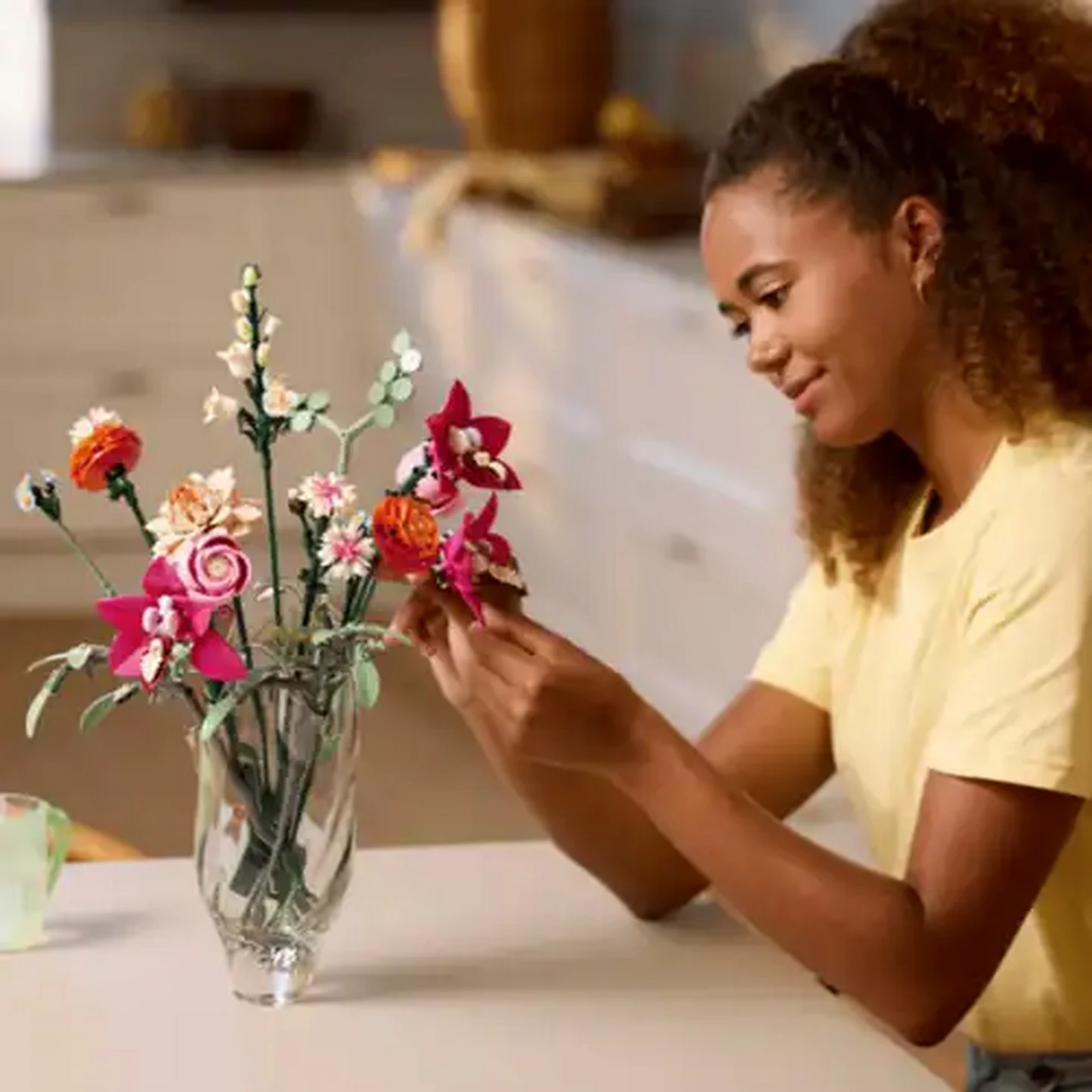 Image of LEGO® Botanicals Pretty Pink Flower Bouquet (10342)