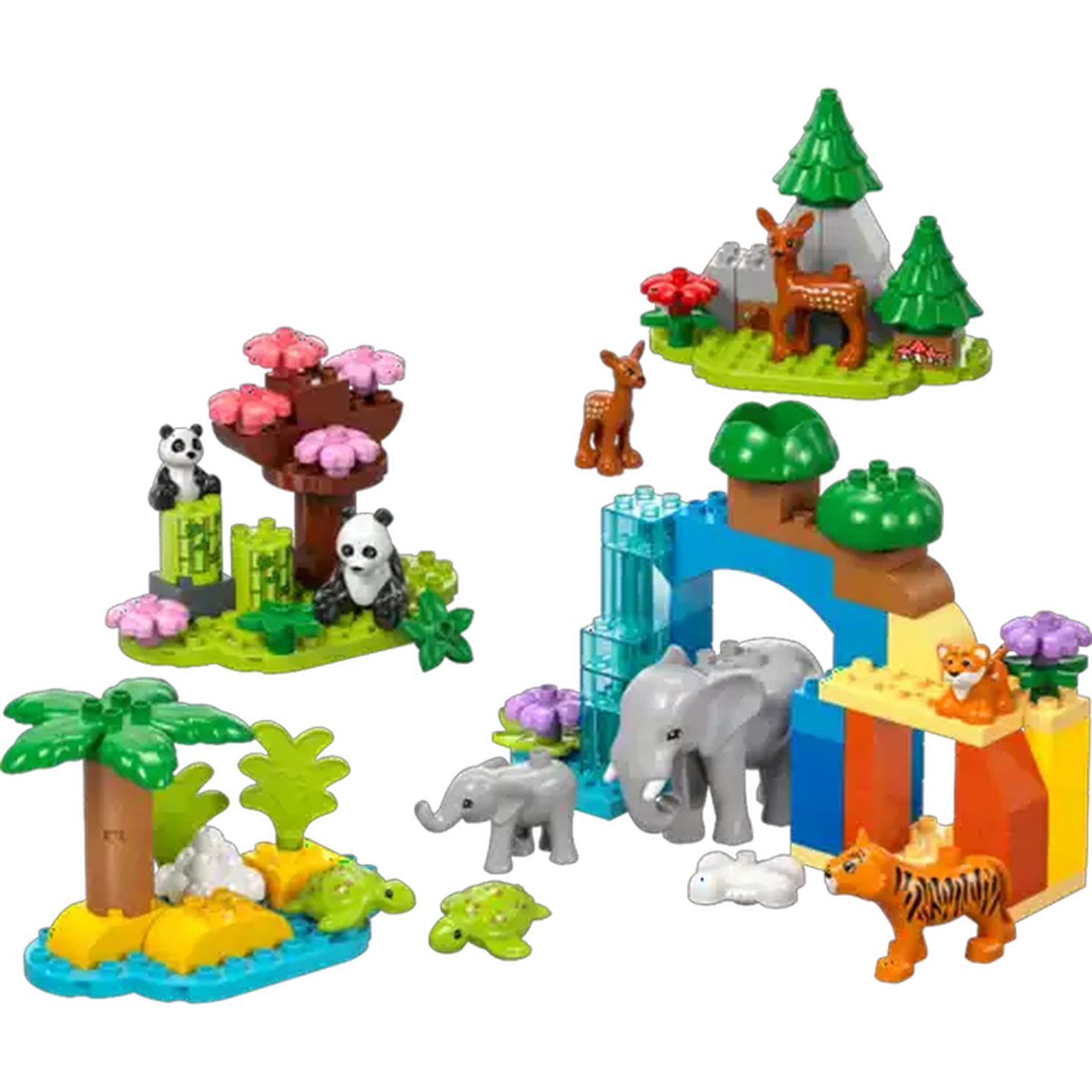 Image of LEGO® DUPLO® 3-in-1 Wild Animal Families (10446)