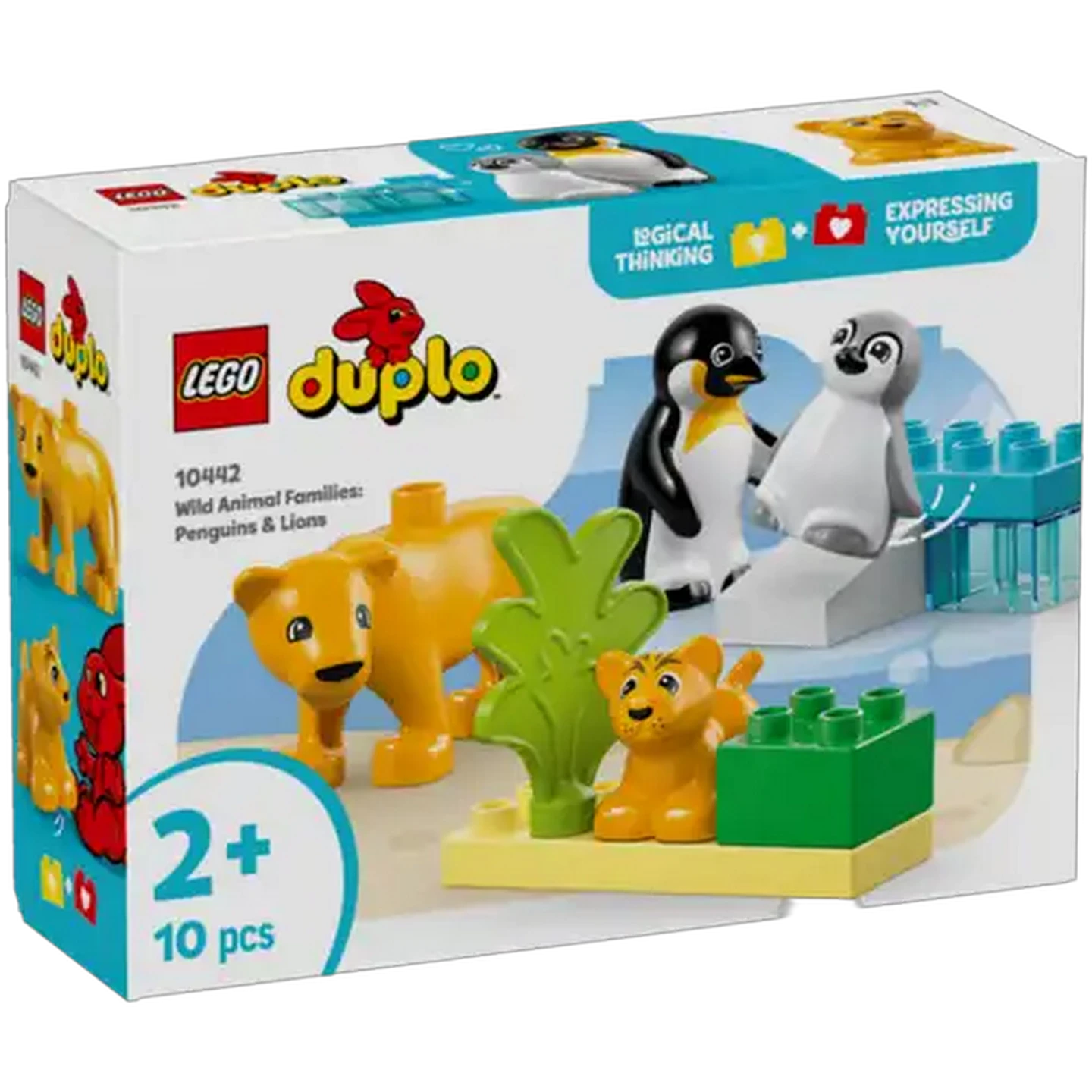 Image of LEGO® DUPLO® Wild Animal Families: Penguins & Lions (10442)