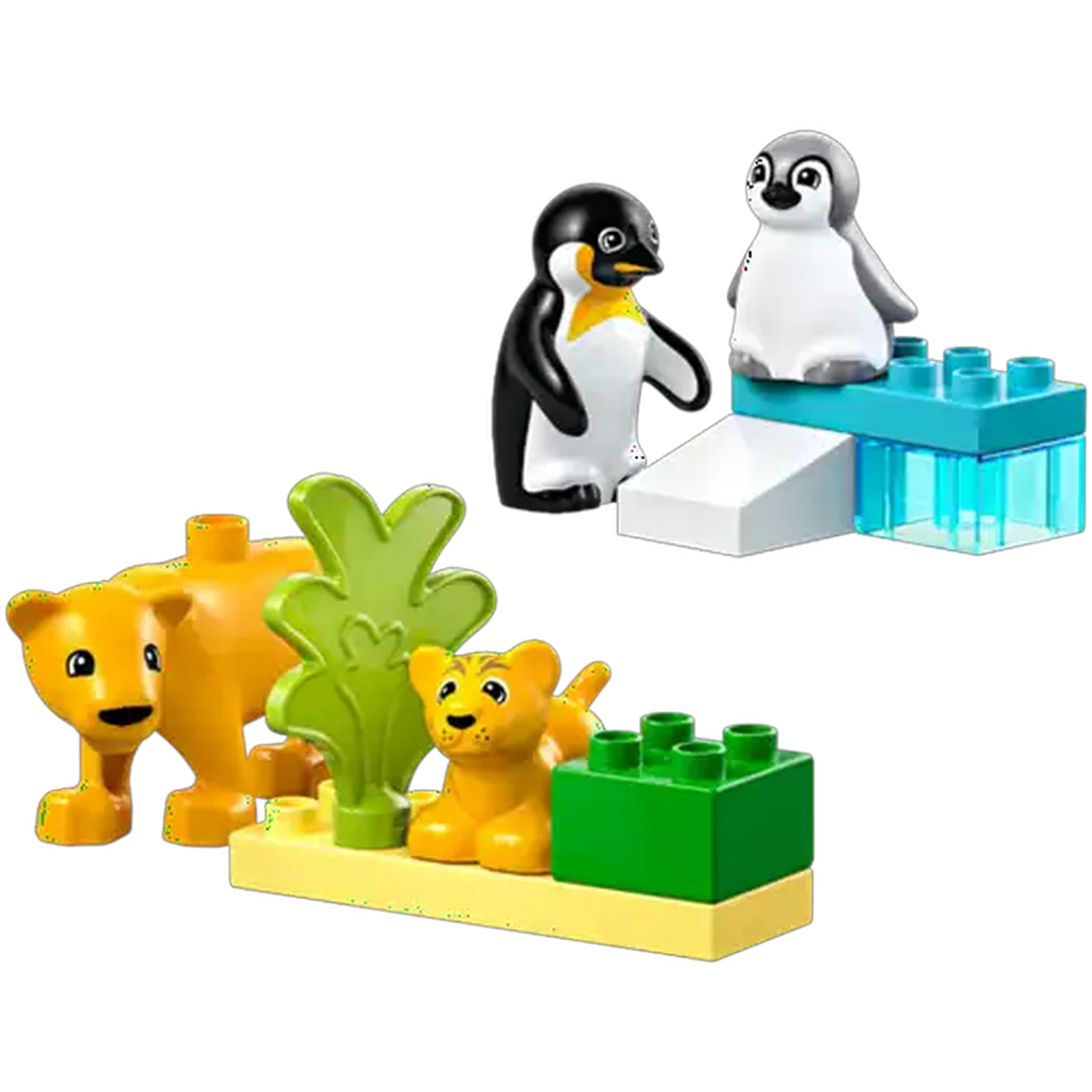 Image of LEGO® DUPLO® Wild Animal Families: Penguins & Lions (10442)