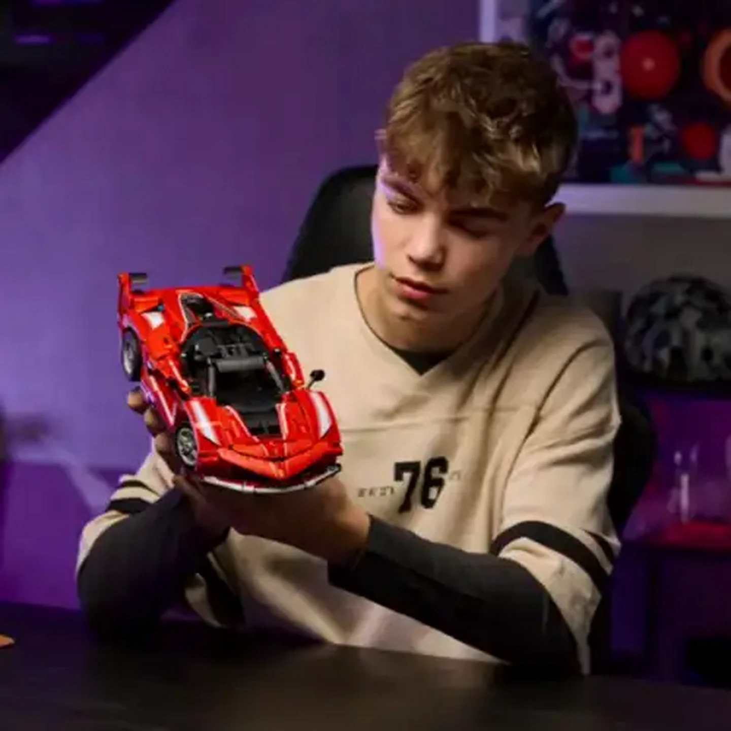 Image of LEGO® Technic™ Ferrari FXX K Model Car Kit STEM Building Toy (42212)