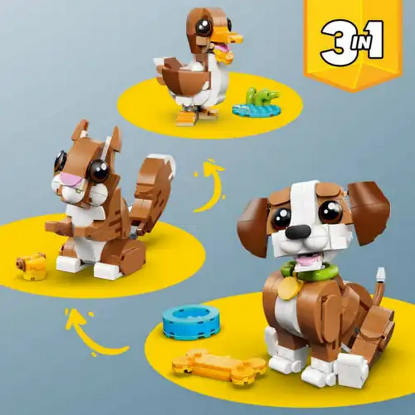 Image of LEGO® Creator Cute Animals: Playful Puppy Dog (31382)