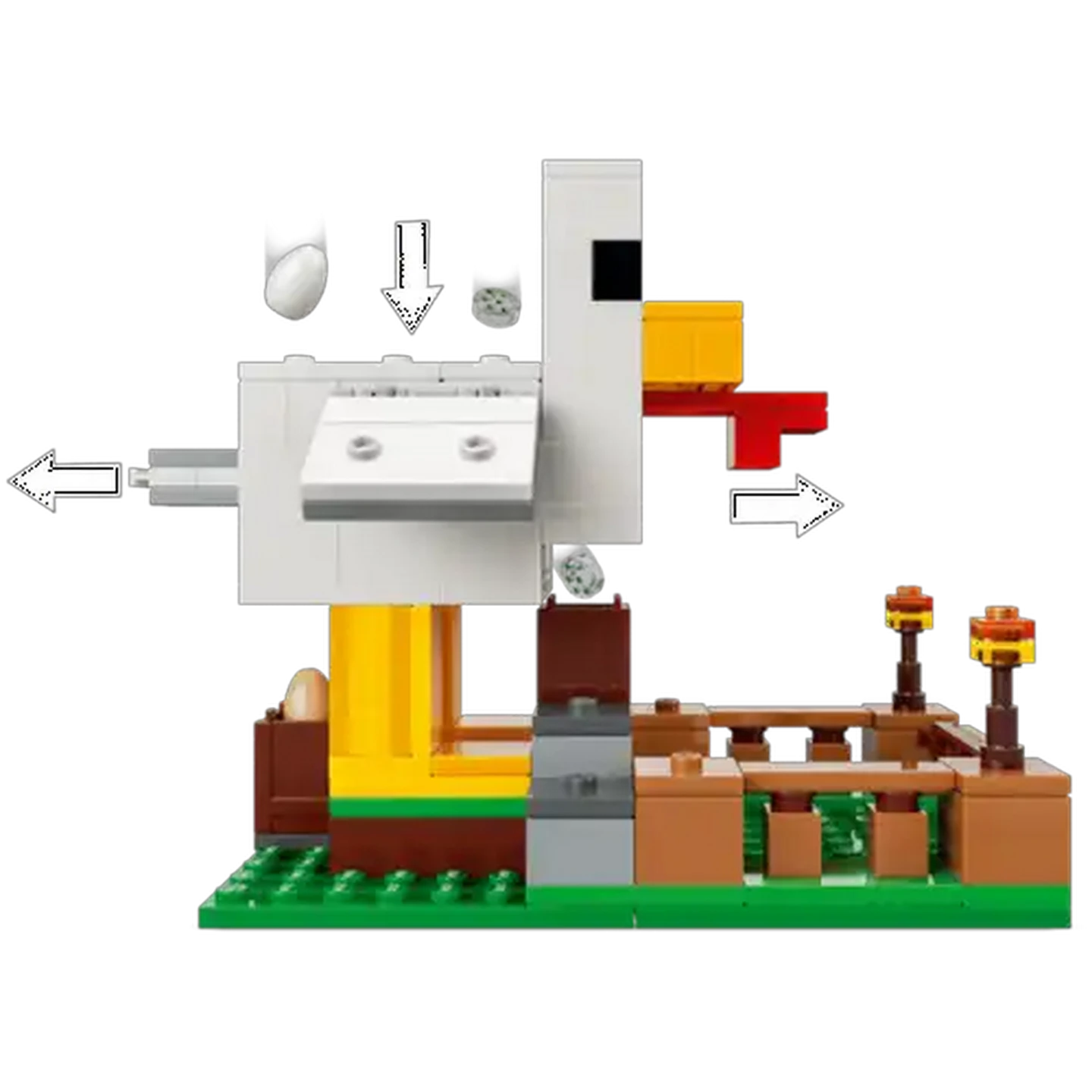 Image of LEGO® Minecraft® Chicken Farm (21585)