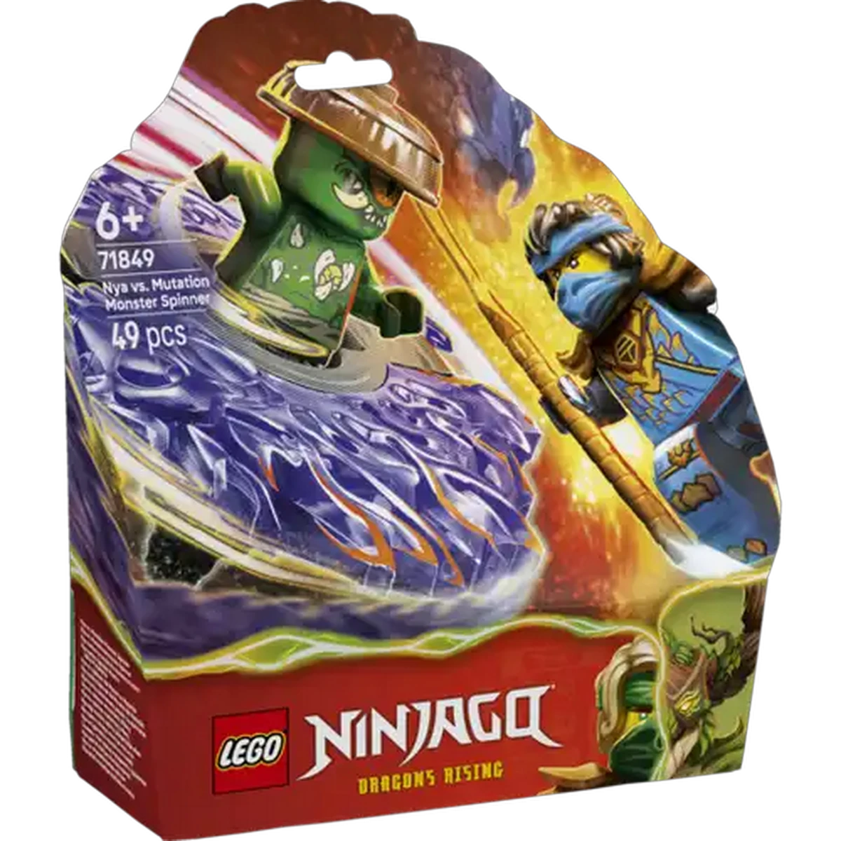 なー♪12セット Checkers Sixty60 | LEGO® Ninjago Nya vs. Mutation Monster Spinner